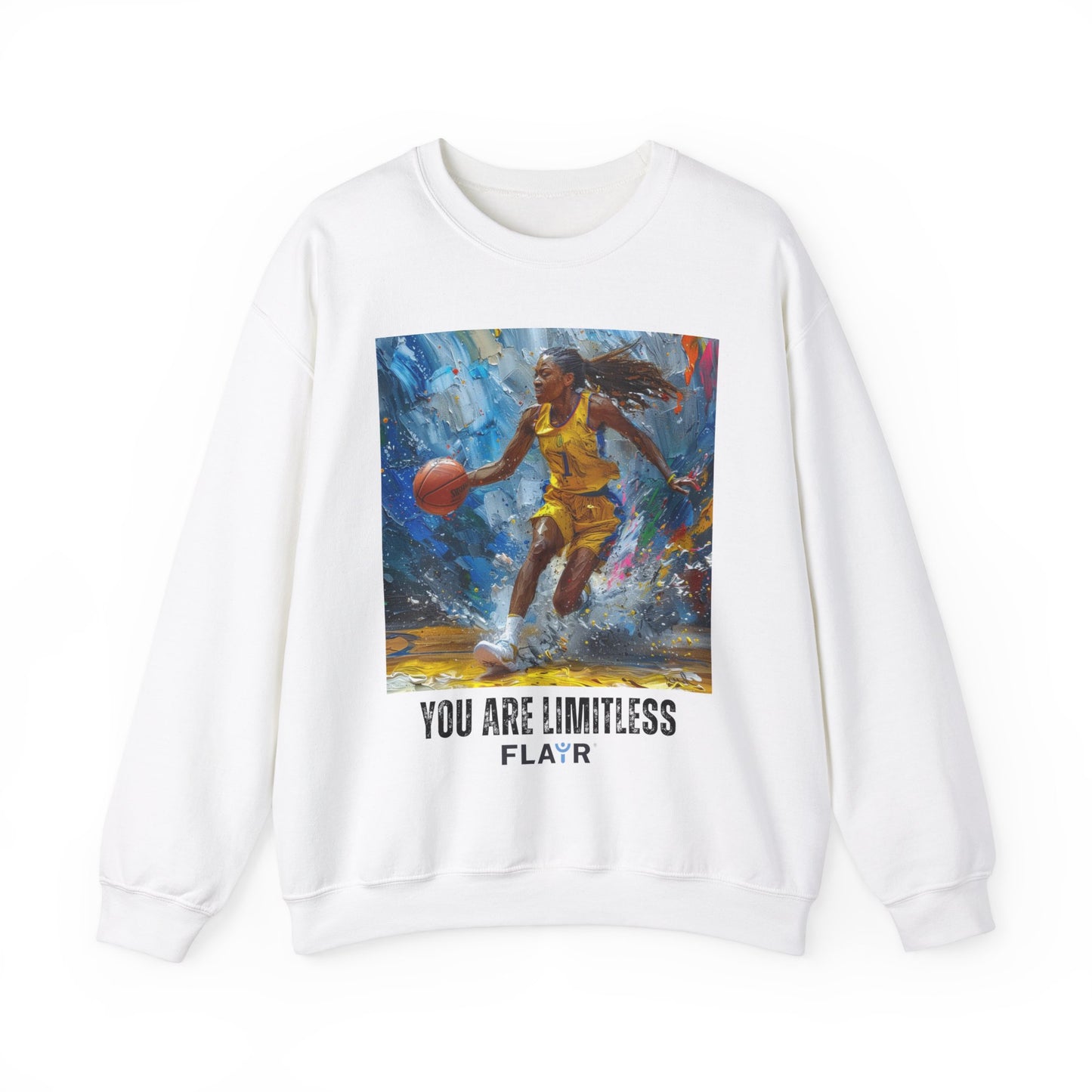 You Are Limitless. Unisex Heavy Blend Crewneck Sweatshirt.