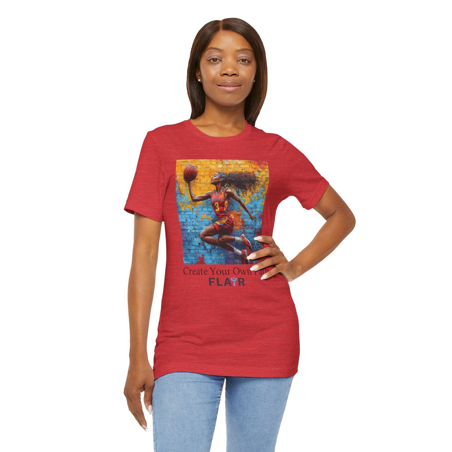 Rise And Shine with Purpose. Original Art. Unisex Jersey Short Sleeve Tee.