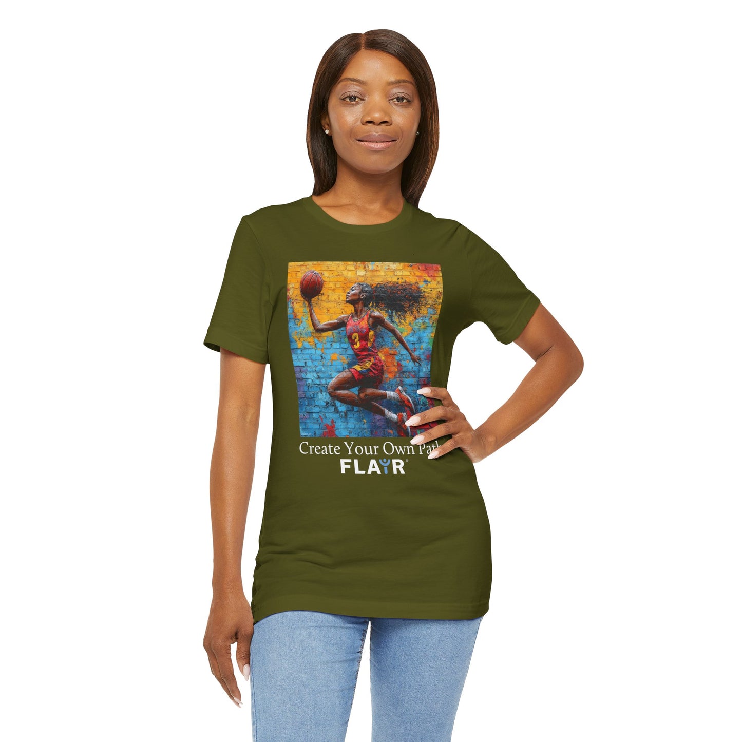 Rise And Shine with Purpose. Original Art. Unisex Jersey Short Sleeve Tee.