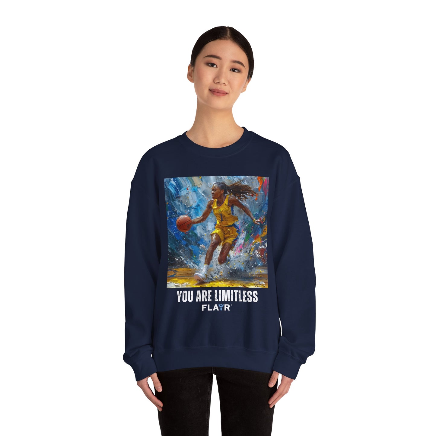 You Are Limitless. Unisex Heavy Blend Crewneck Sweatshirt.
