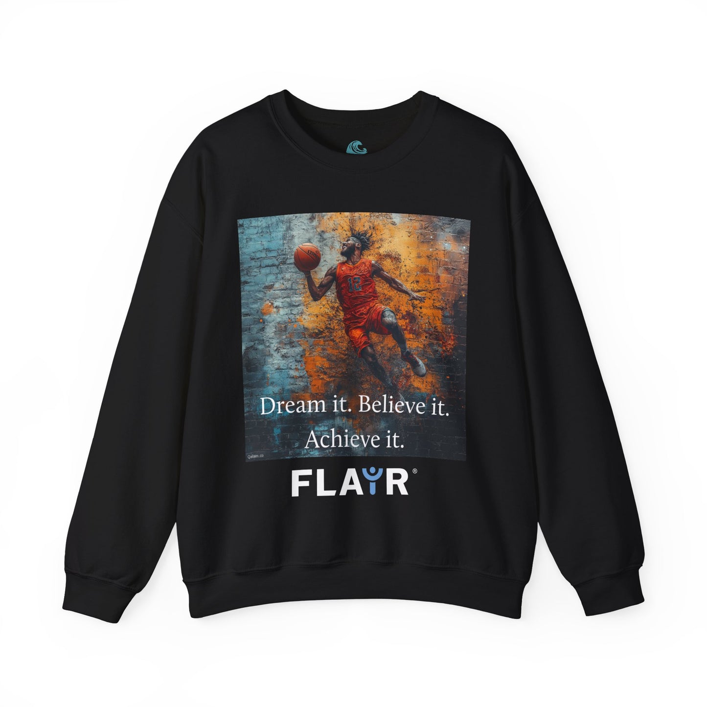 Dream it. Believe it. Achieve it. Unisex Heavy Blend Crewneck Sweatshirt.
