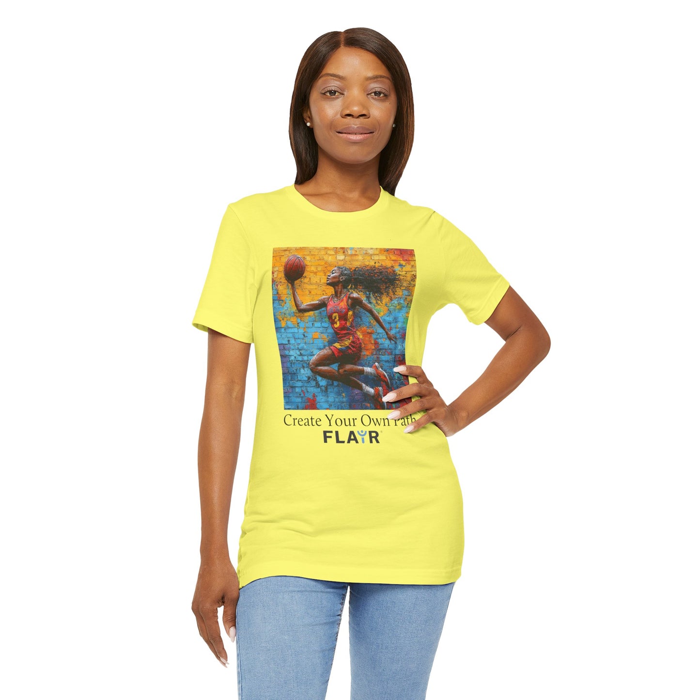 Rise And Shine with Purpose. Original Art. Unisex Jersey Short Sleeve Tee.