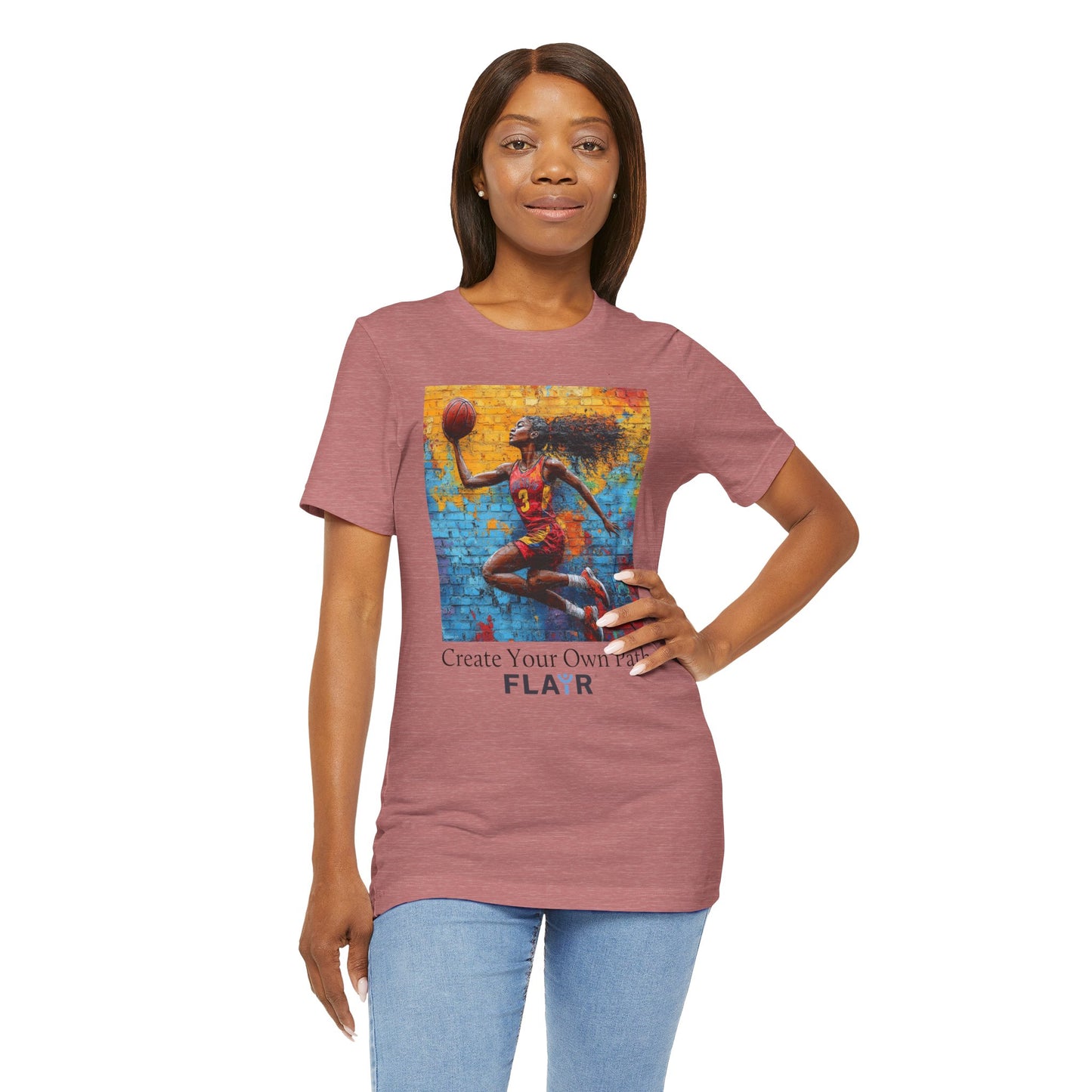 Rise And Shine with Purpose. Original Art. Unisex Jersey Short Sleeve Tee.