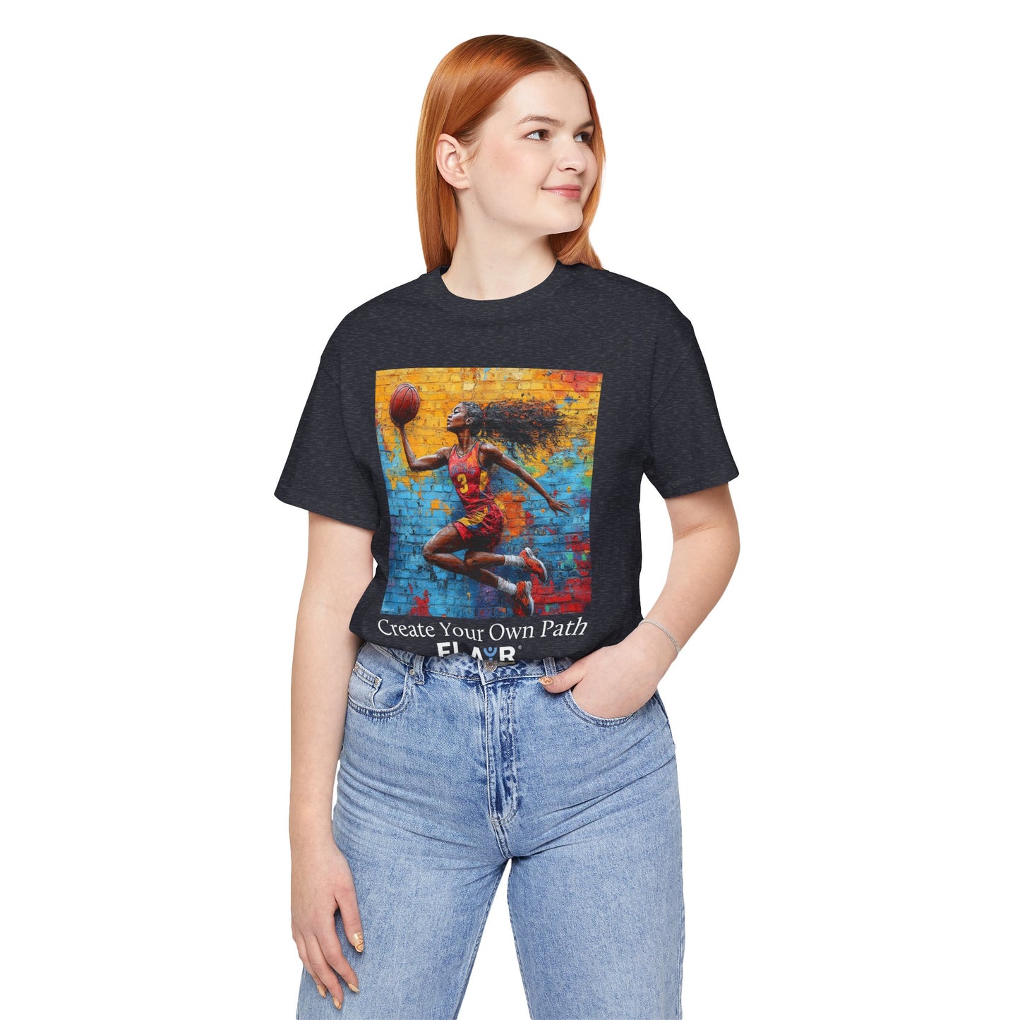 Rise And Shine with Purpose. Original Art. Unisex Jersey Short Sleeve Tee.