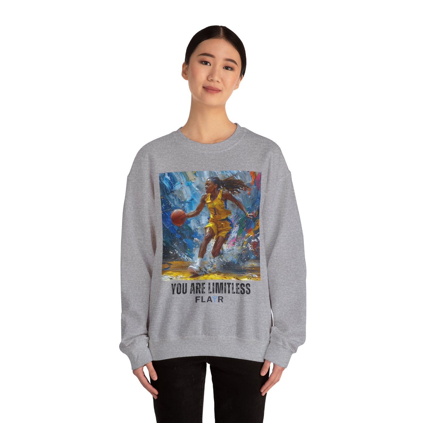 You Are Limitless. Unisex Heavy Blend Crewneck Sweatshirt.