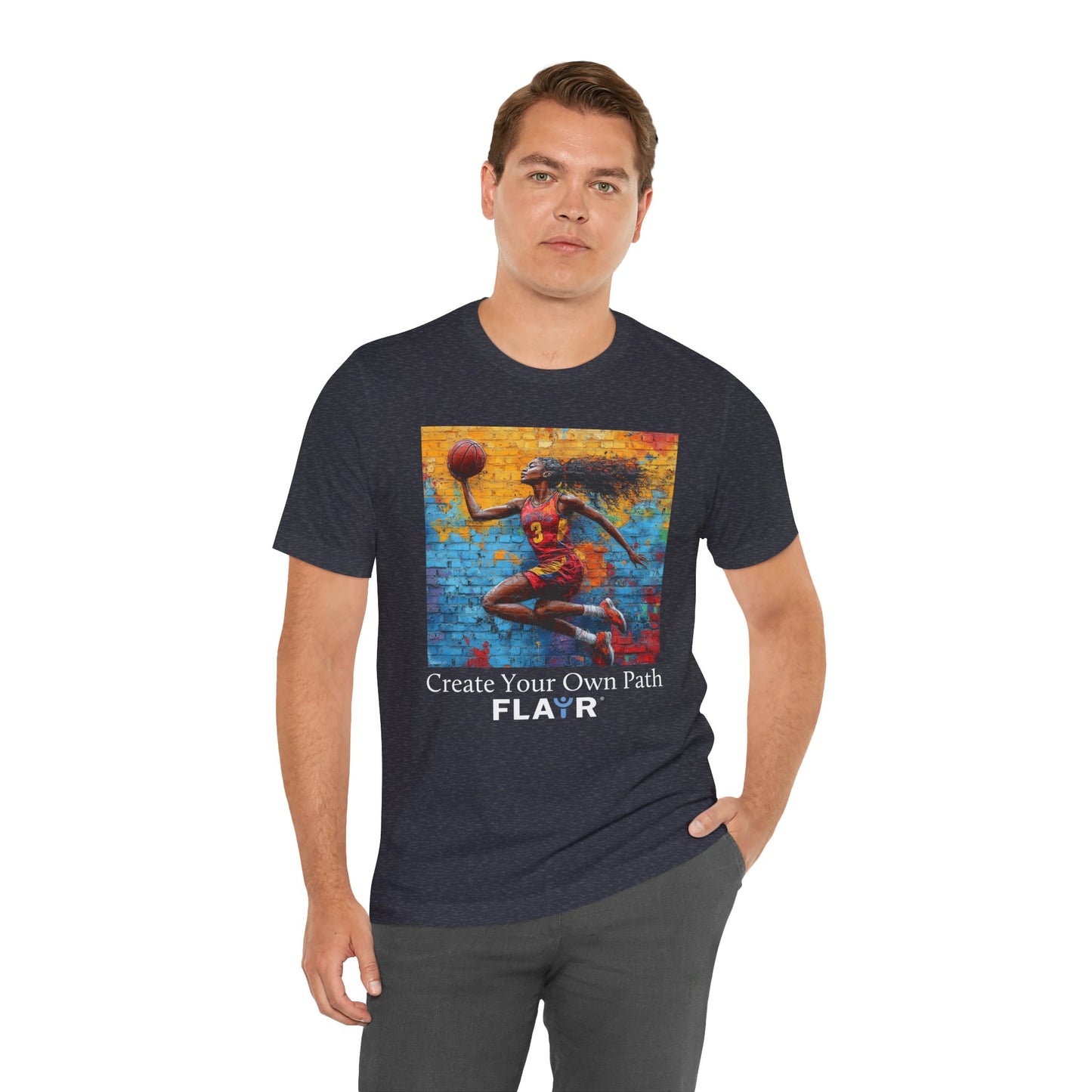 Rise And Shine with Purpose. Original Art. Unisex Jersey Short Sleeve Tee.