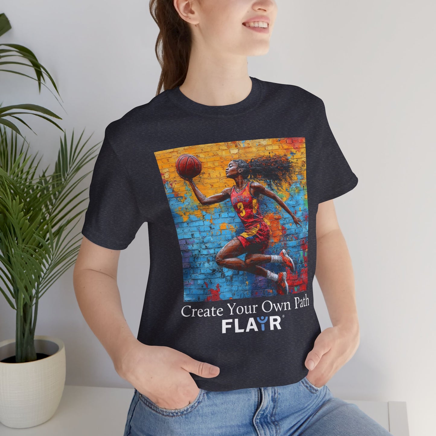 Rise And Shine with Purpose. Original Art. Unisex Jersey Short Sleeve Tee.