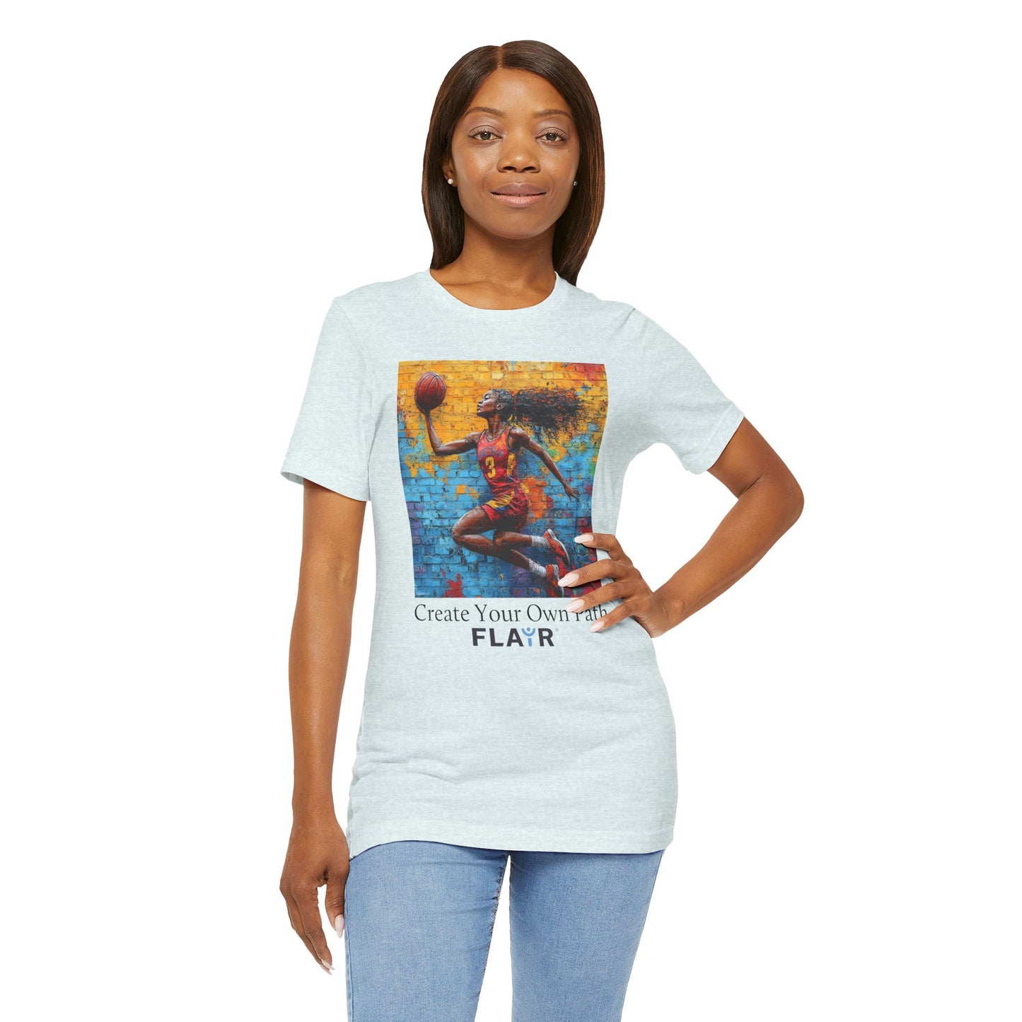 Rise And Shine with Purpose. Original Art. Unisex Jersey Short Sleeve Tee.