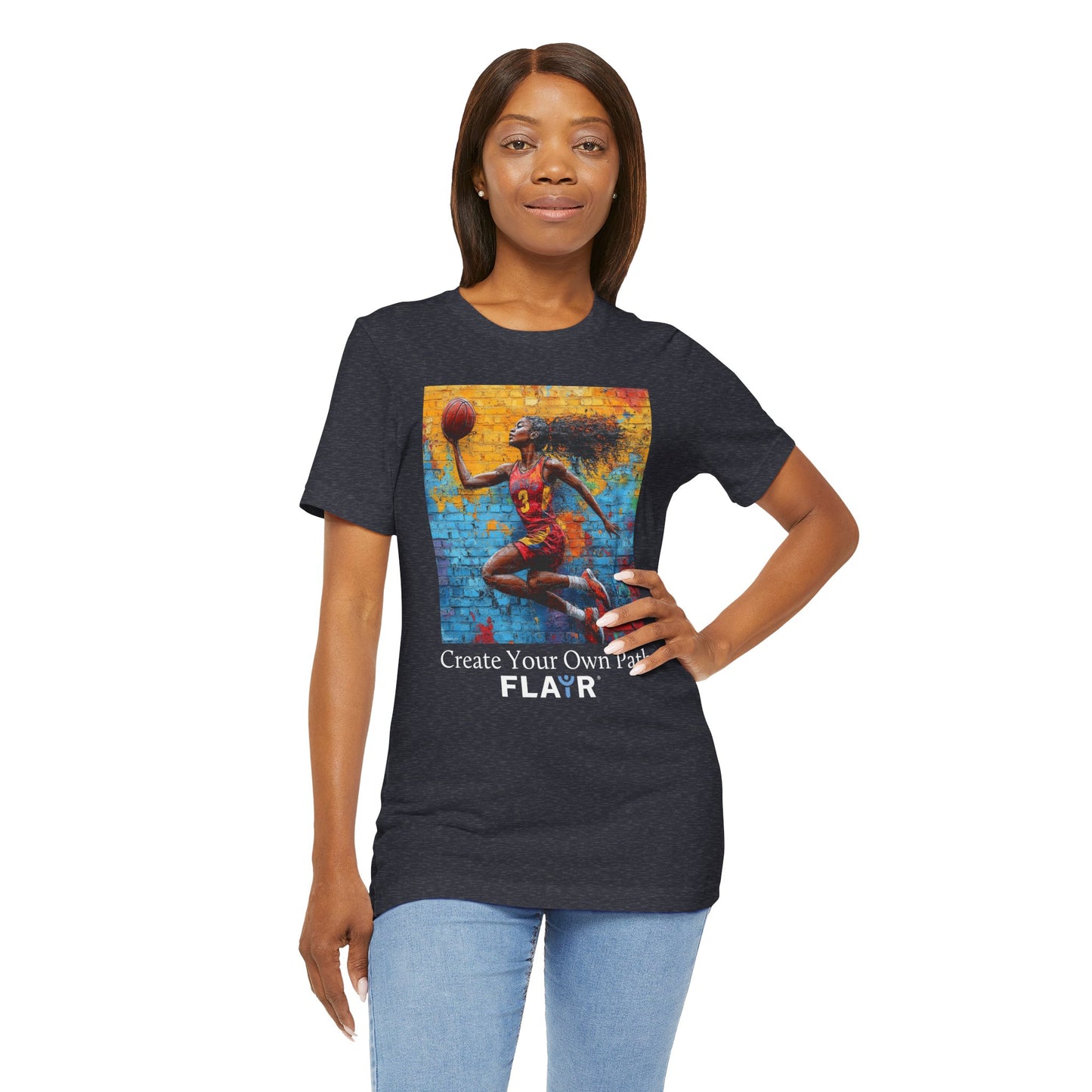 Rise And Shine with Purpose. Original Art. Unisex Jersey Short Sleeve Tee.