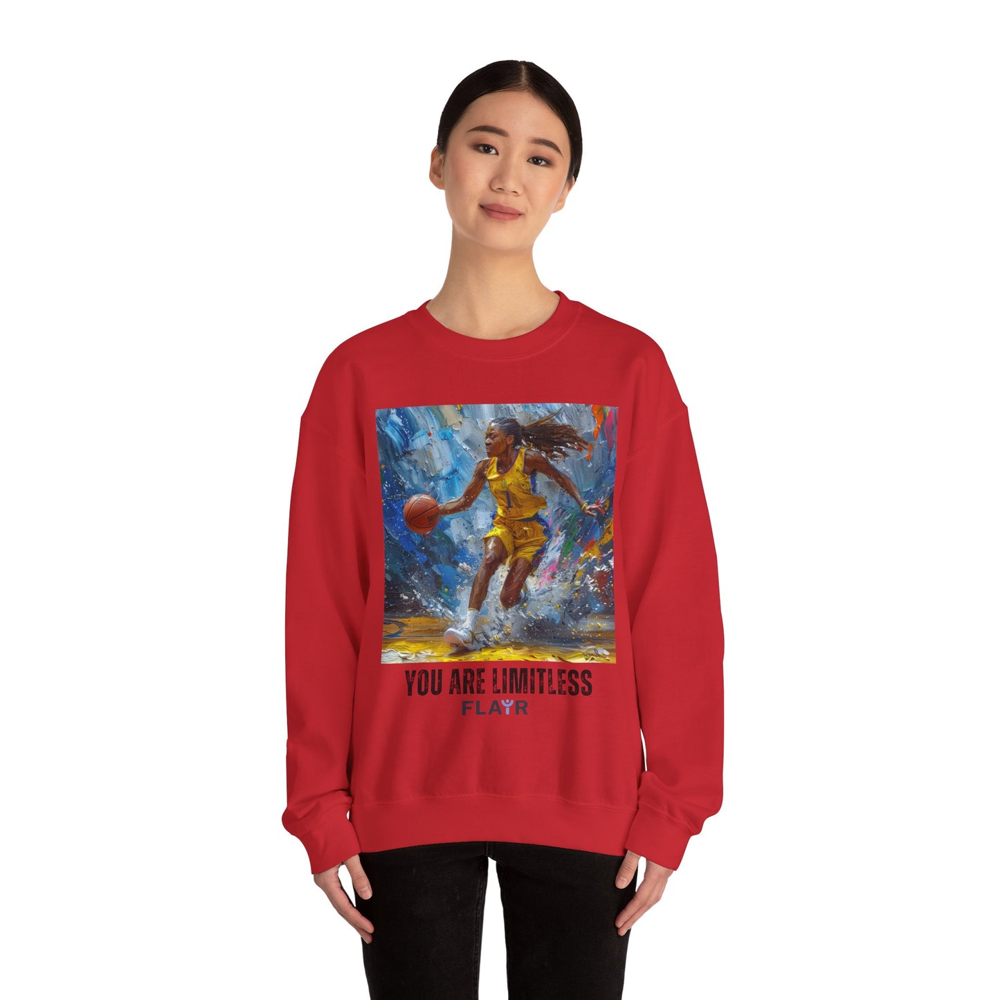 You Are Limitless. Unisex Heavy Blend Crewneck Sweatshirt.