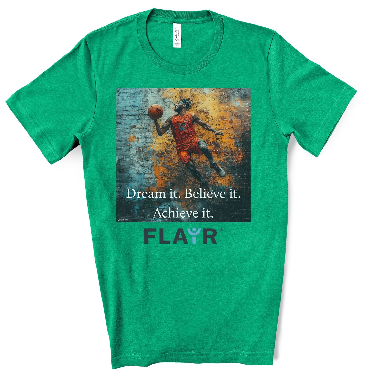 Dream it. Believe it. Achieve it. Original Art. Unisex Jersey Short Sleeve Tee.