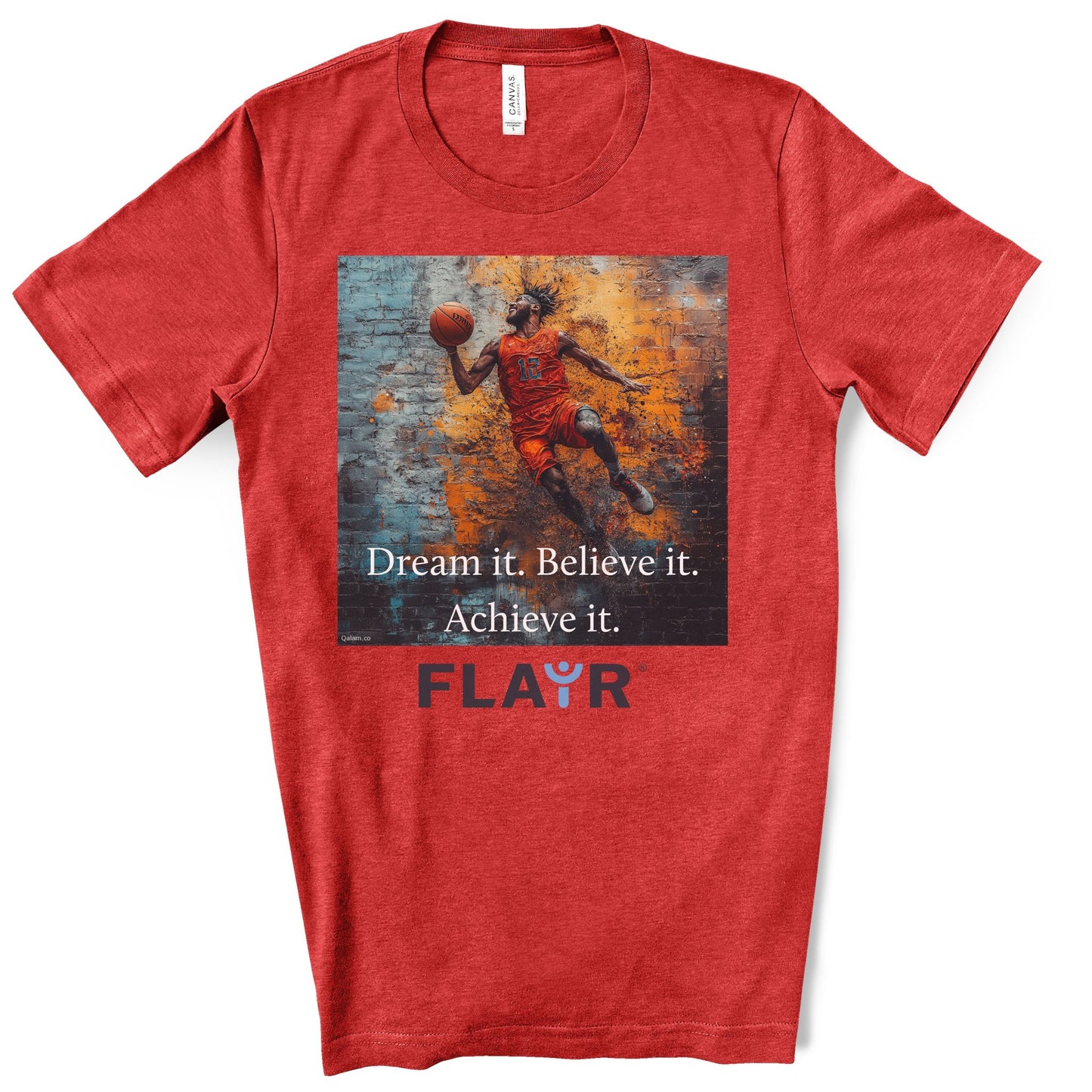 Dream it. Believe it. Achieve it. Original Art. Unisex Jersey Short Sleeve Tee.