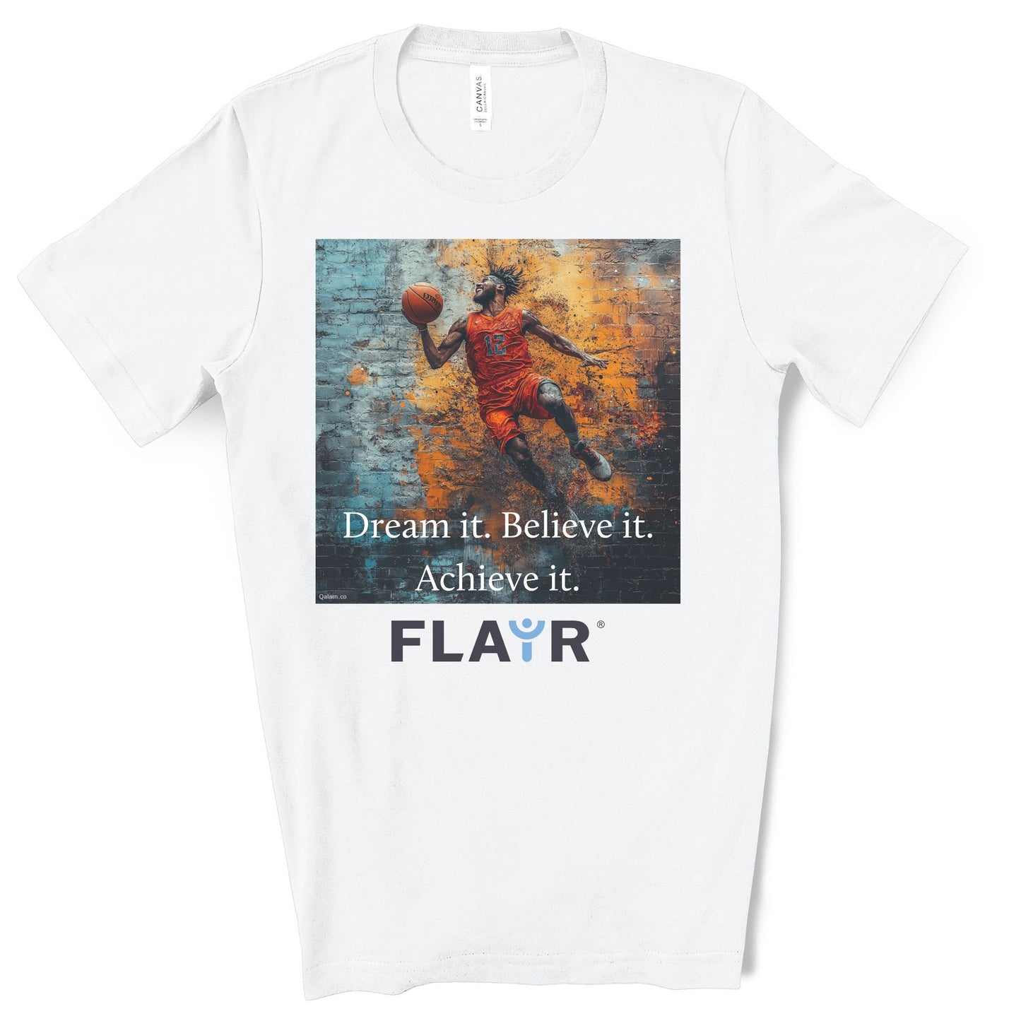 Dream it. Believe it. Achieve it. Original Art. Unisex Jersey Short Sleeve Tee.