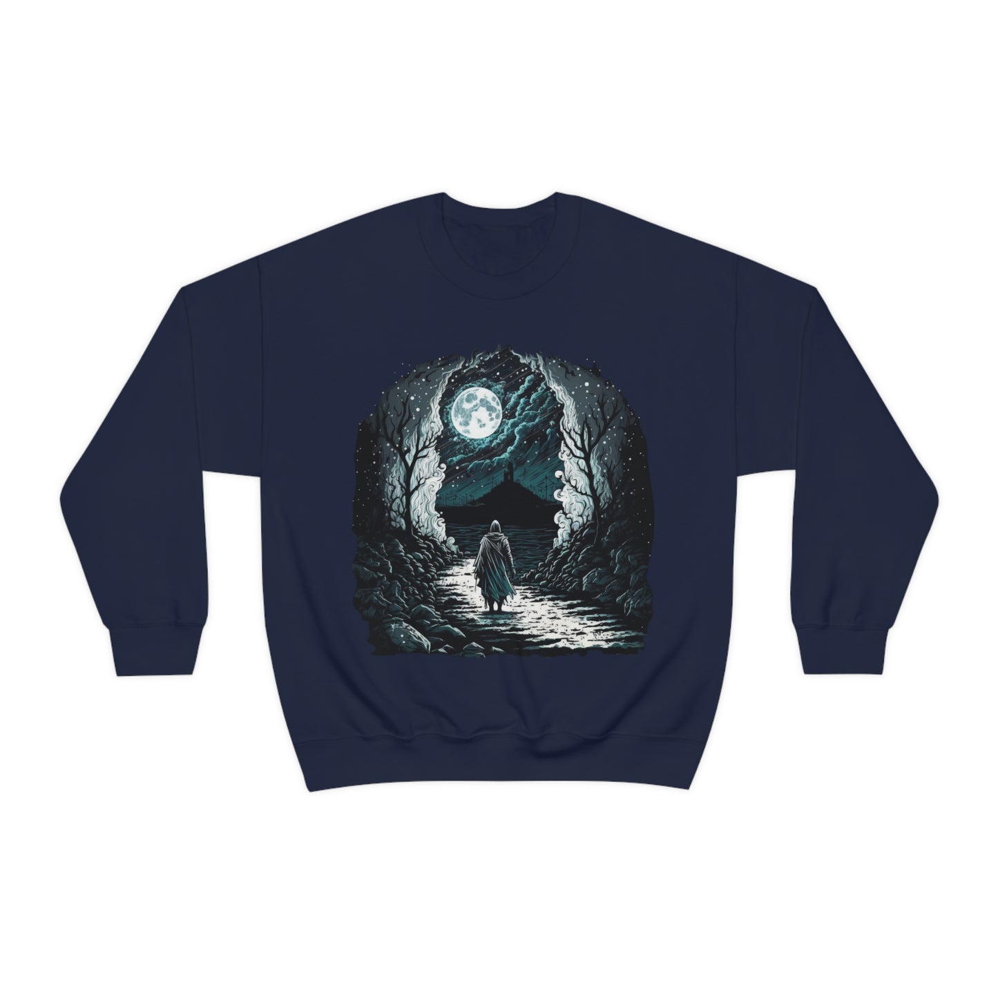 Life is a journey, enjoy the ride. Original Art. Unisex Heavy Blend Crewneck Sweatshirt.