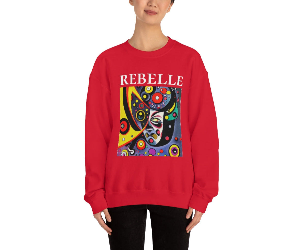 The Rebel - Original Art. Unisex Heavy Blend Crewneck Sweatshirt.