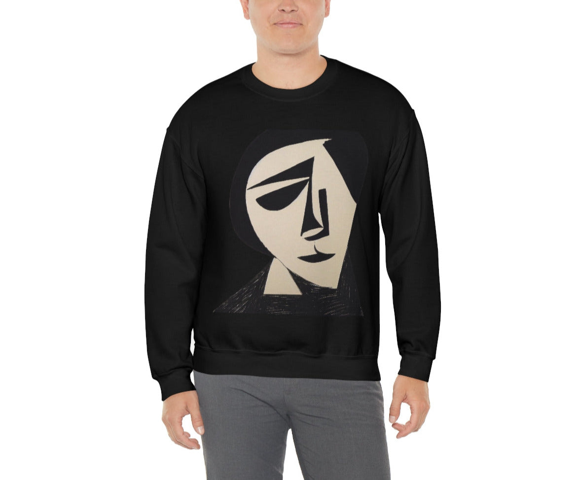 The Inventor - Original Art Remembering Overlooked Woman Scientists. Unisex Heavy Blend Crewneck Sweatshirt.