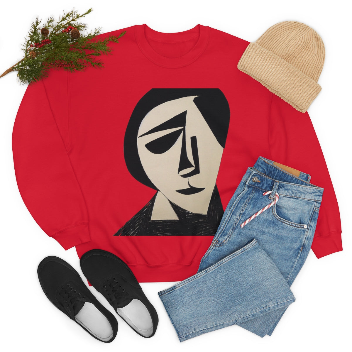 The Inventor - Original Art Remembering Overlooked Woman Scientists. Unisex Heavy Blend Crewneck Sweatshirt.