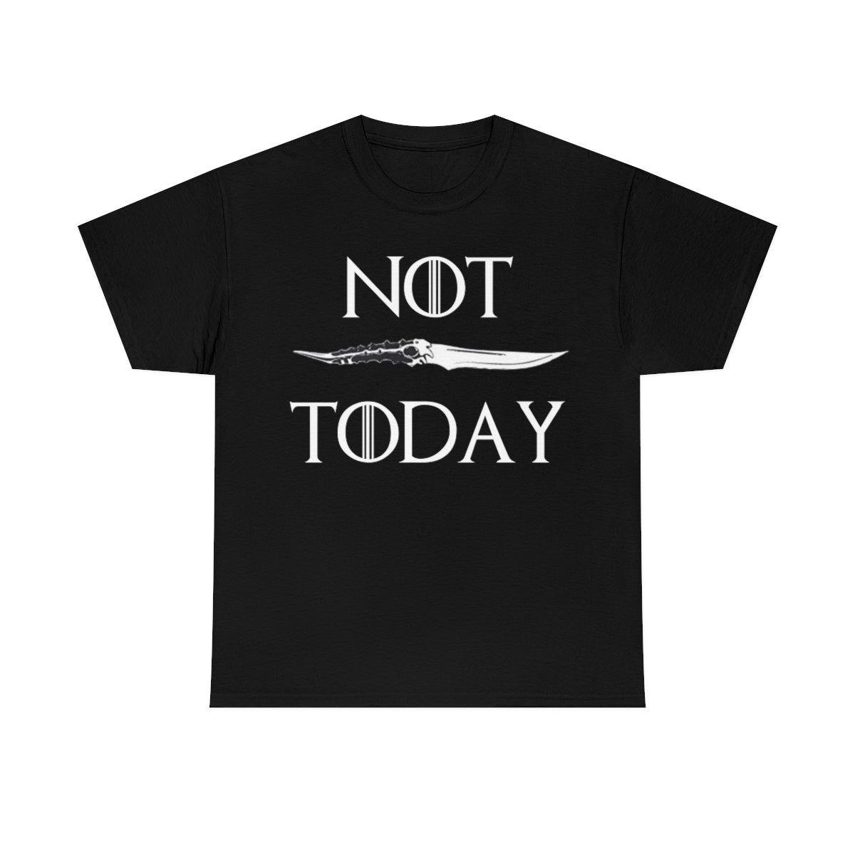 Not Today. Unisex Heavy Cotton Tee.