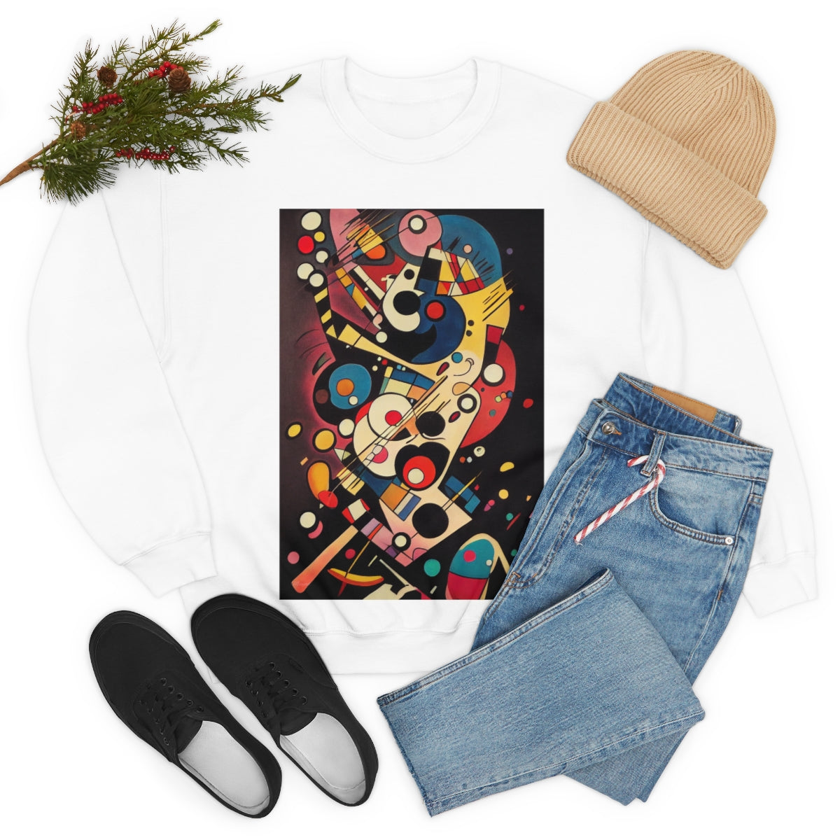 The Music Festival - Original Art. Unisex Heavy Blend Crewneck Sweatshirt.