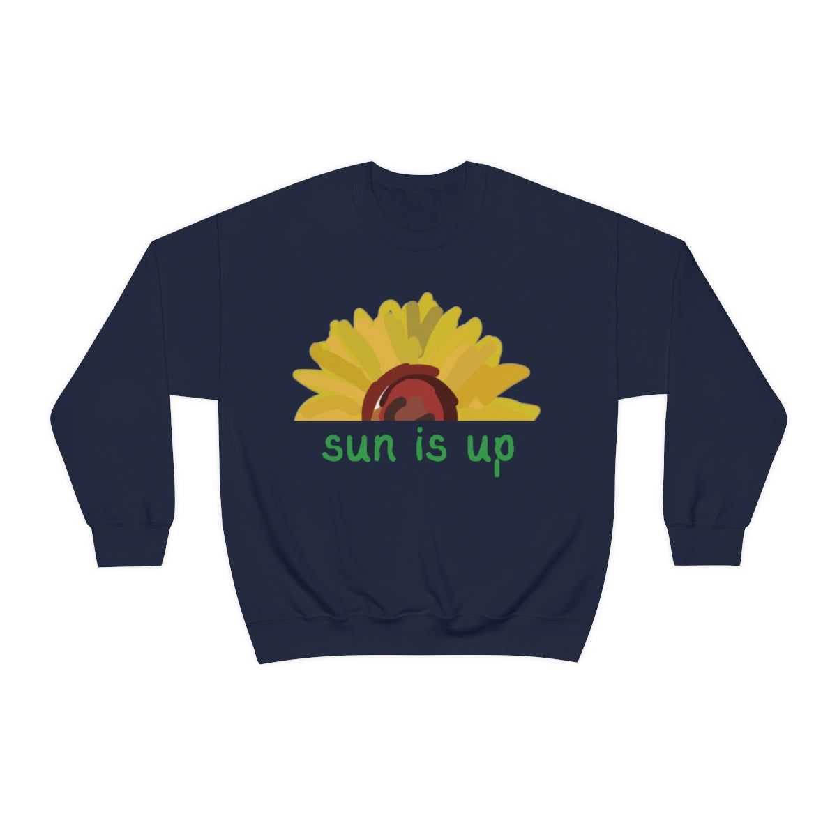 Sun Is Up. Unisex Heavy Blend Crewneck Sweatshirt.