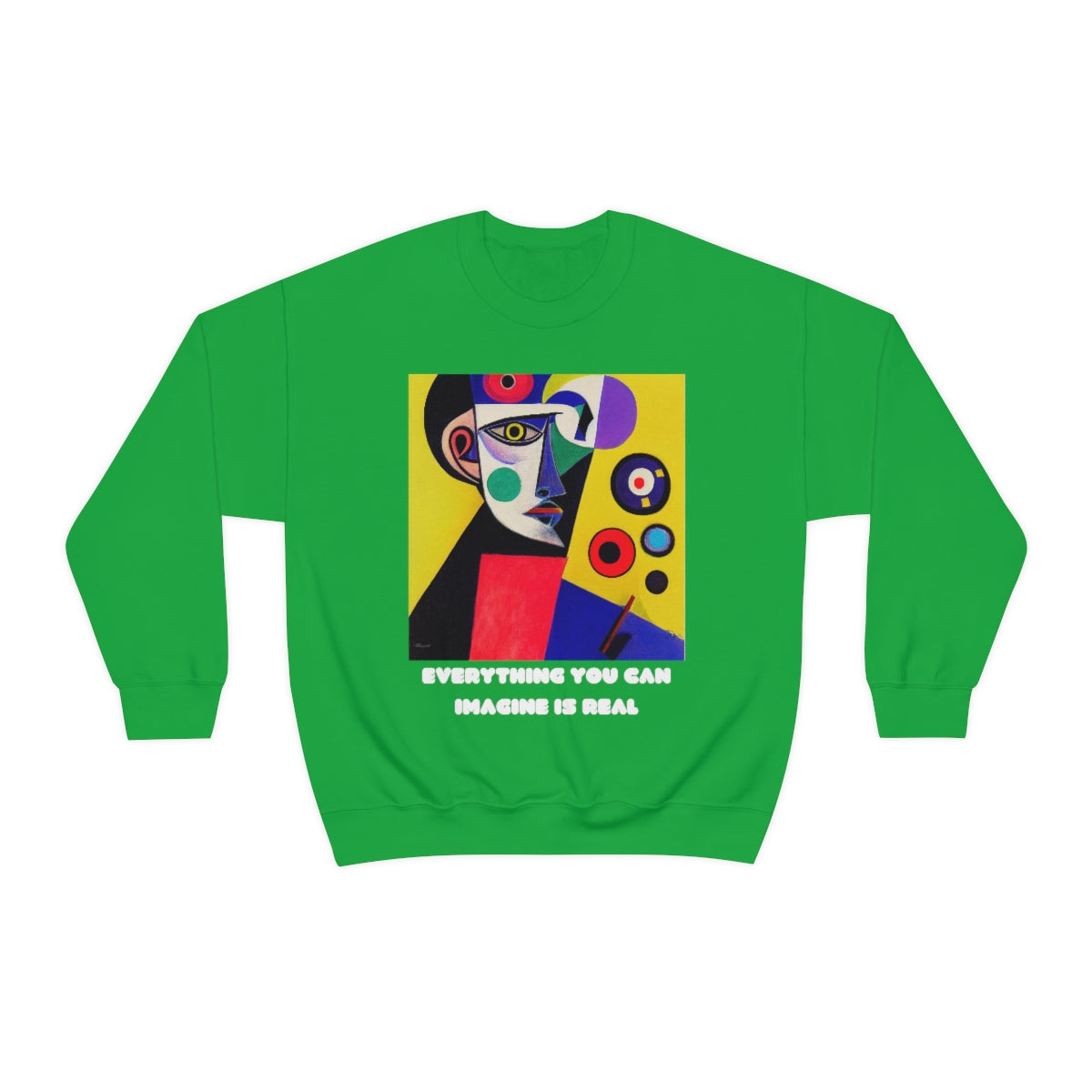 Everything You Can Imagine Is Real - Original Art. Unisex Heavy Blend Crewneck Sweatshirt.