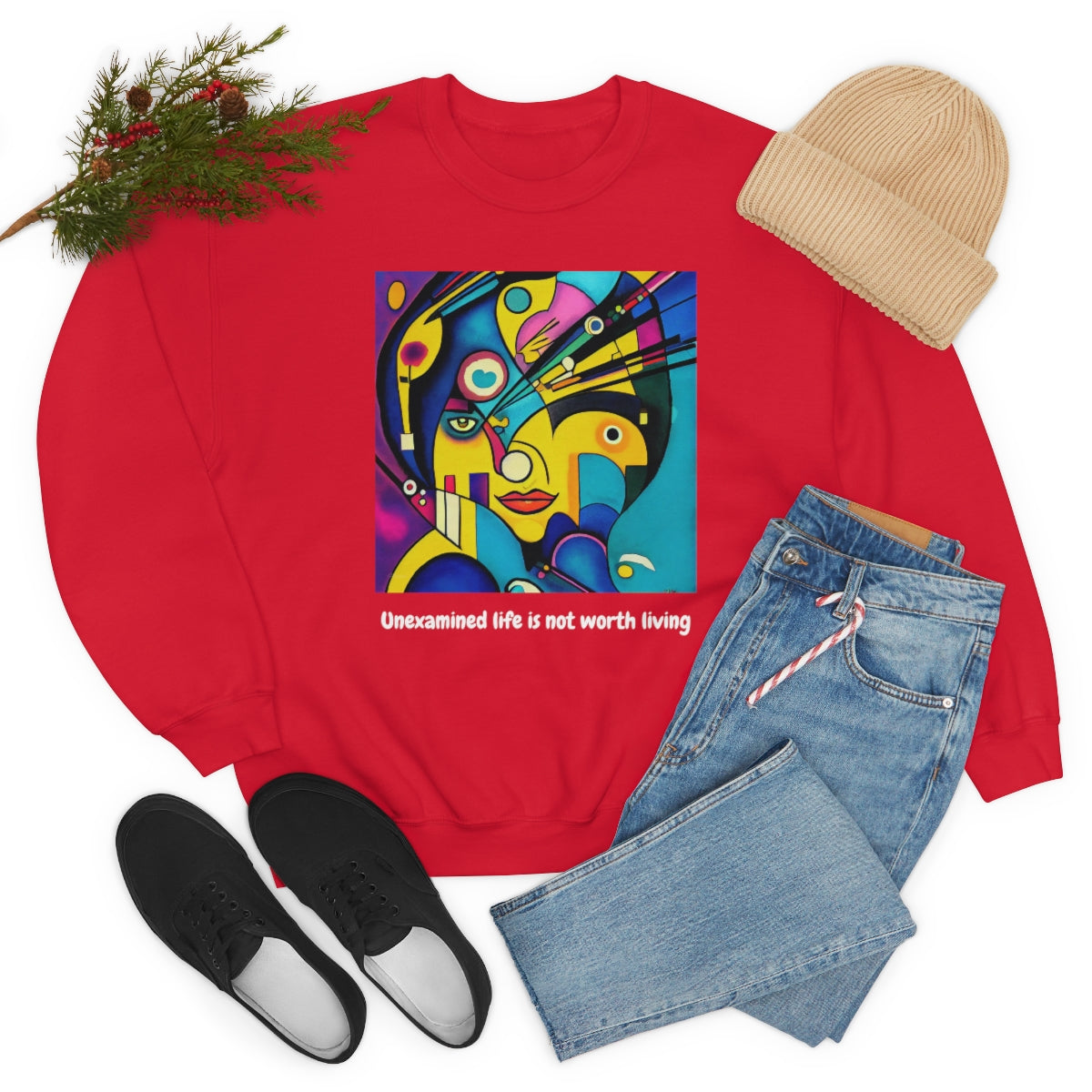 The Artist - Original Art. Unisex Heavy Blend Crewneck Sweatshirt.