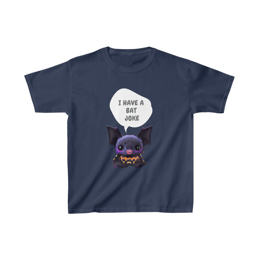 I Have A Bat Joke! Original Art. Unisex Heavy Cotton Tee. Kids Heavy Cotton™ Tee.