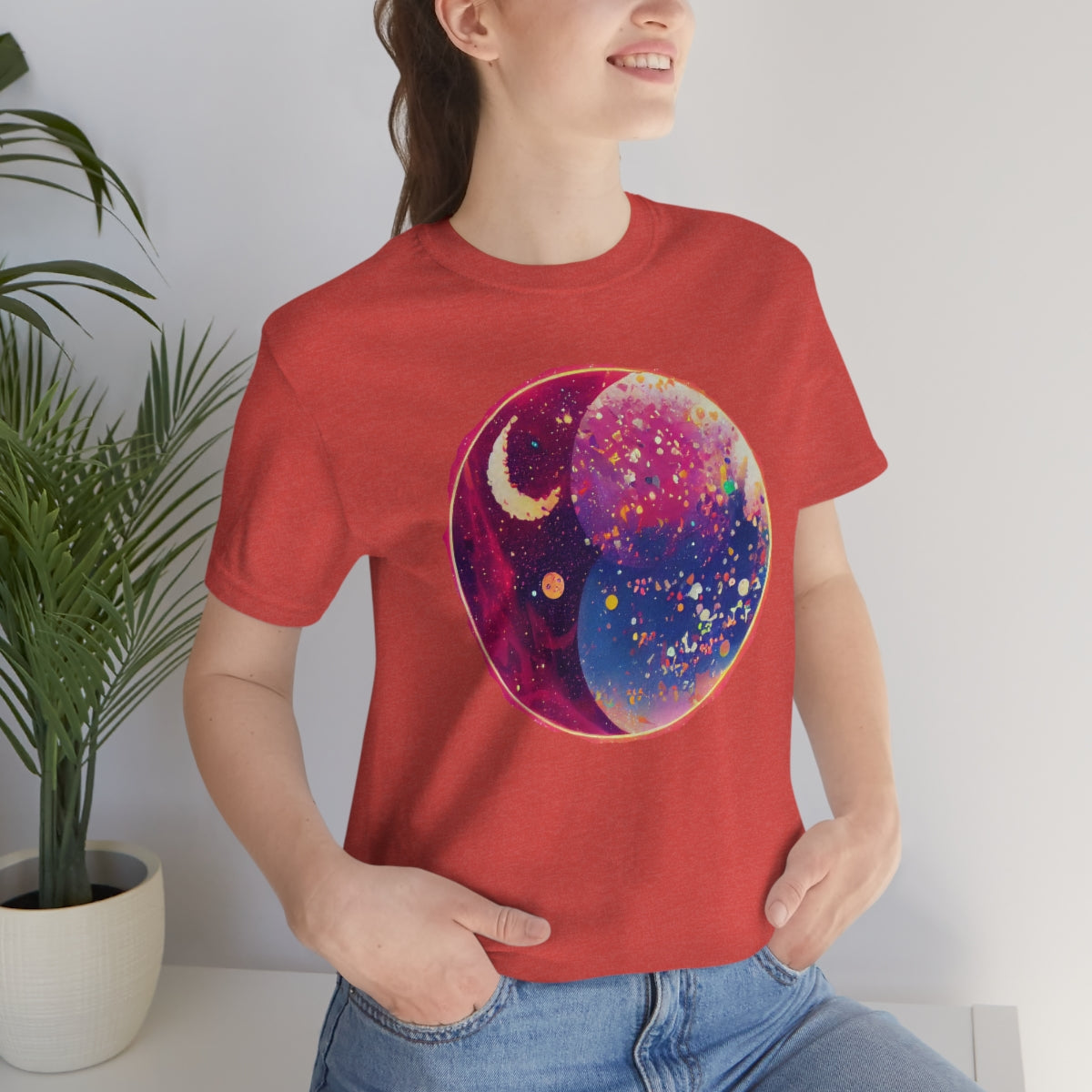 The Candy Galaxy - Original Art. Unisex Jersey Short Sleeve Tee.