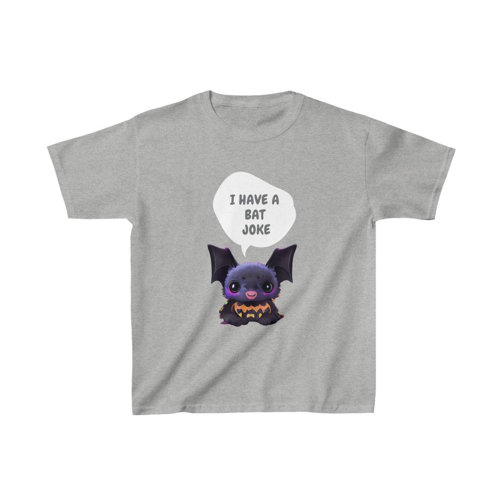 I Have A Bat Joke! Original Art. Unisex Heavy Cotton Tee. Kids Heavy Cotton™ Tee.