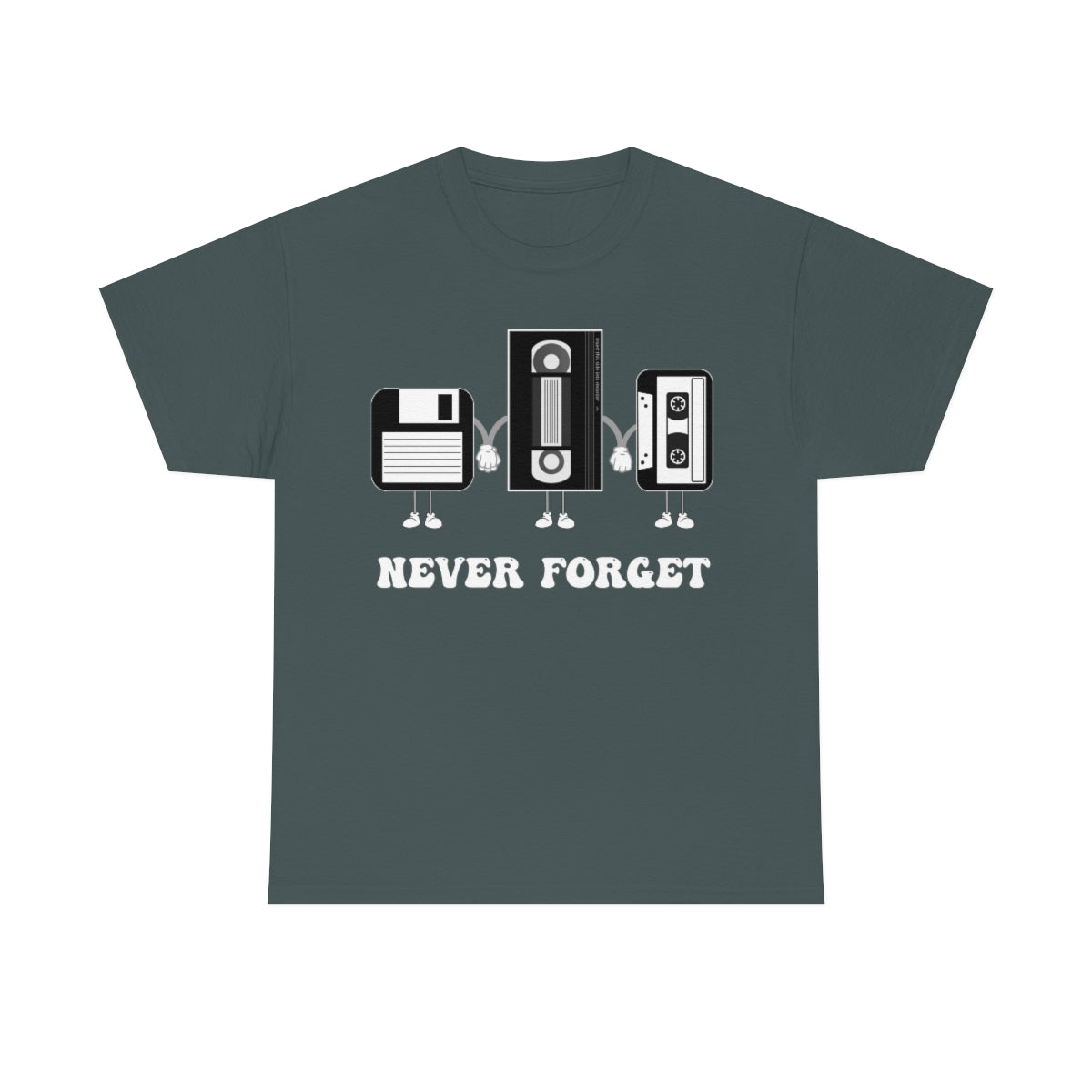 Never Forget Our Nostalgia Origins! Unisex Heavy Cotton Tee.