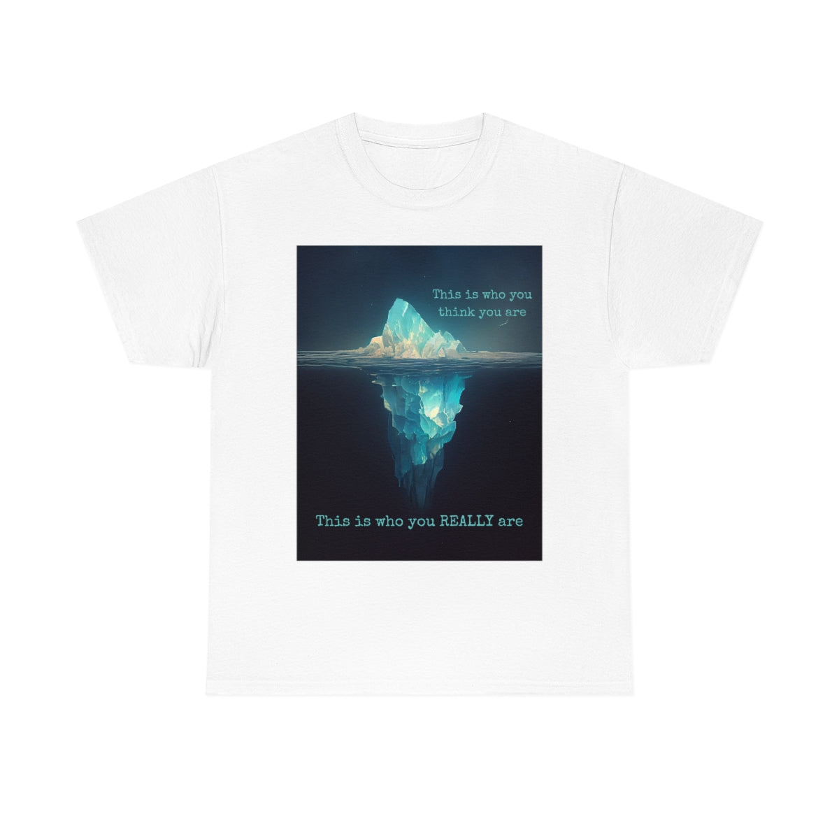 Believe In Yourself. Original Artwork. Unisex Heavy Cotton Tee.