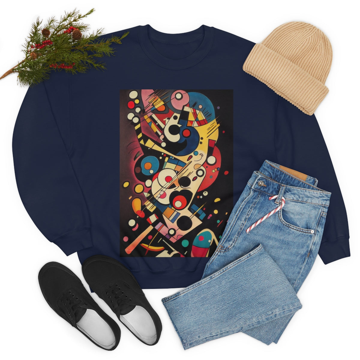 The Music Festival - Original Art. Unisex Heavy Blend Crewneck Sweatshirt.