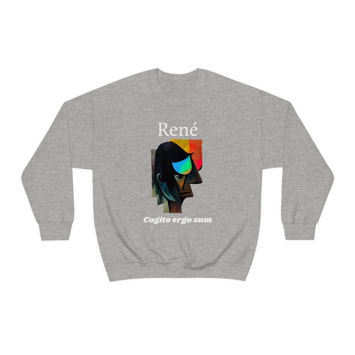 I Think Therefore I Am - Original Art. Unisex Heavy Blend Crewneck Sweatshirt.