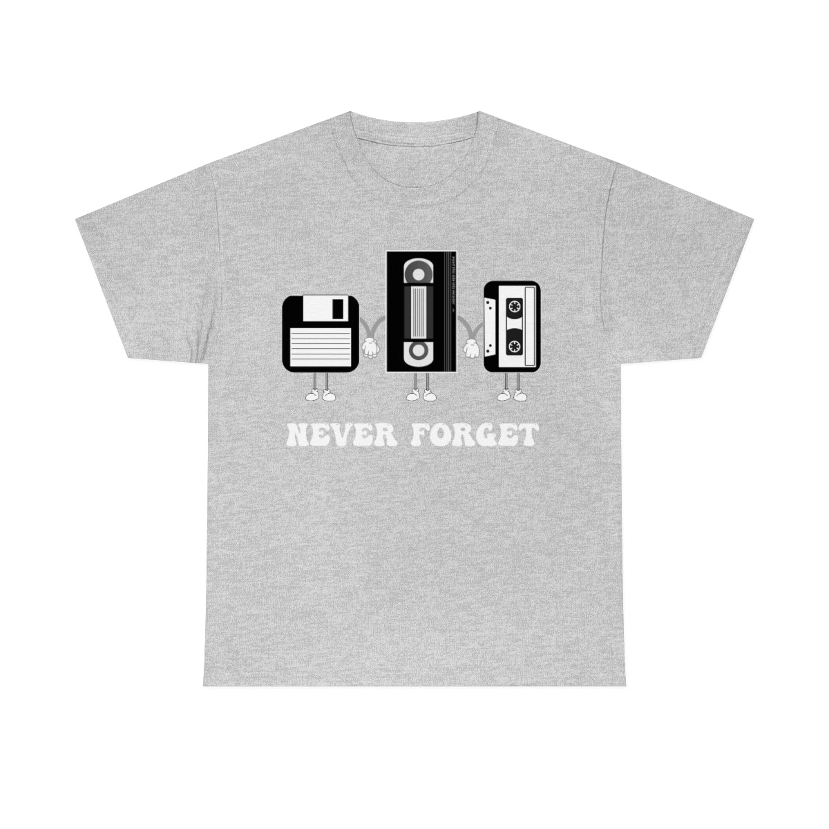 Never Forget Our Nostalgia Origins! Unisex Heavy Cotton Tee.