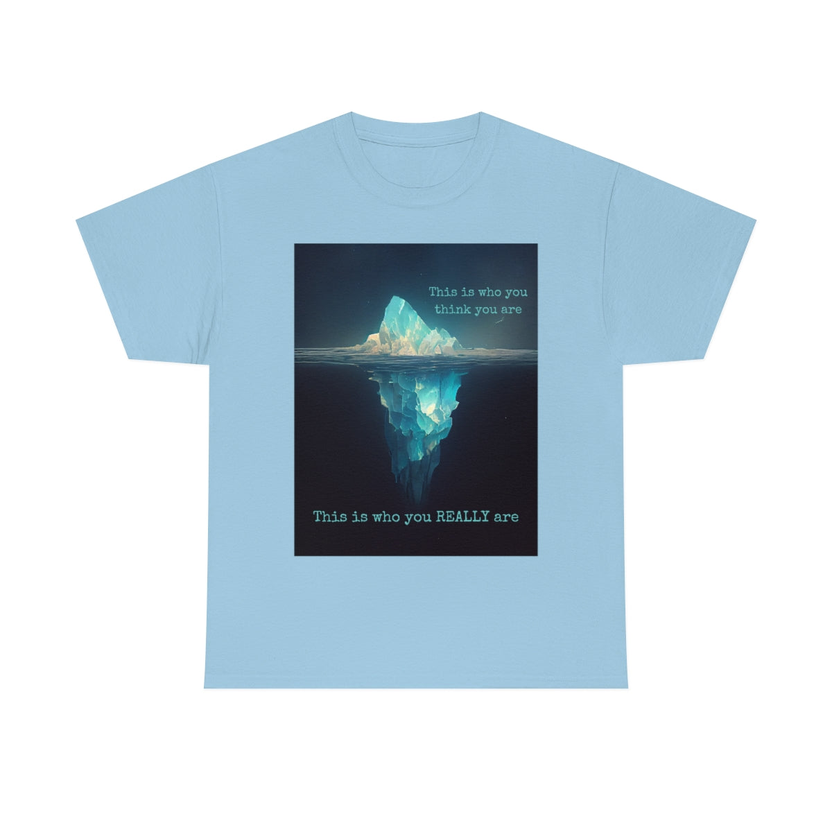 Believe In Yourself. Original Artwork. Unisex Heavy Cotton Tee.