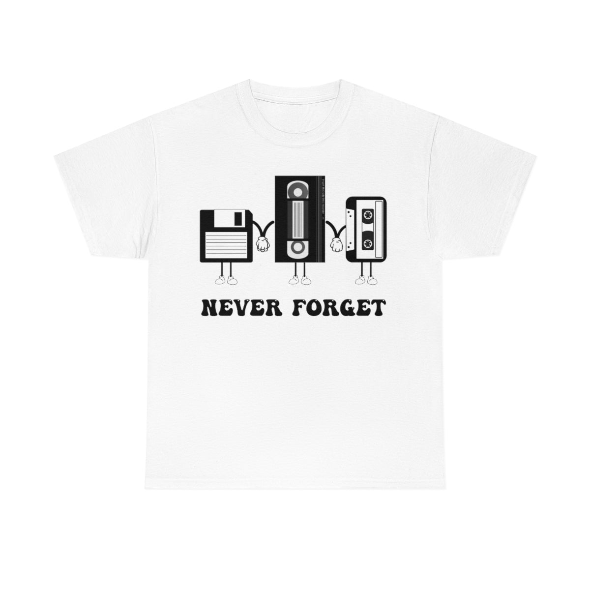 Never Forget Our Nostalgia Origins! Unisex Heavy Cotton Tee.