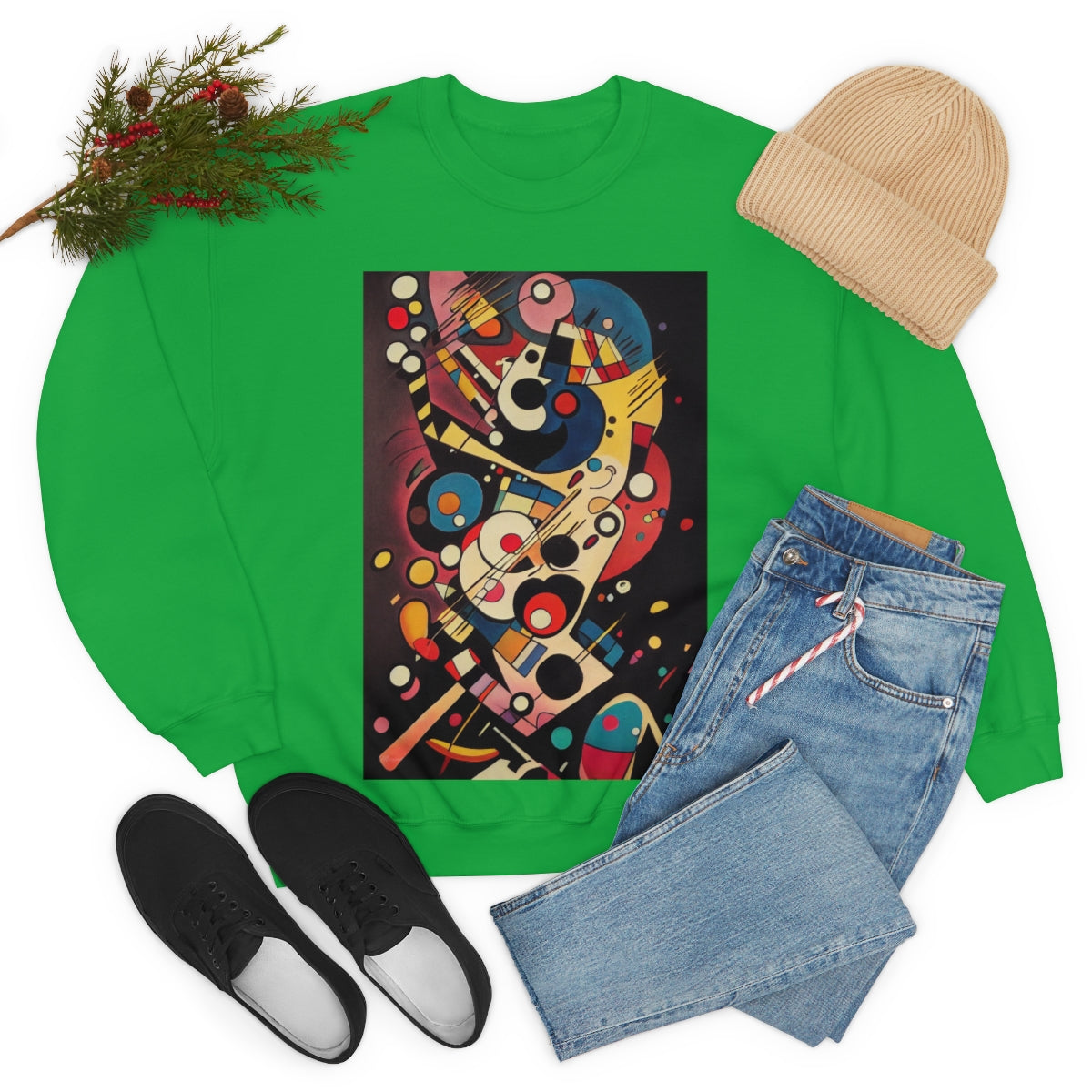 The Music Festival - Original Art. Unisex Heavy Blend Crewneck Sweatshirt.