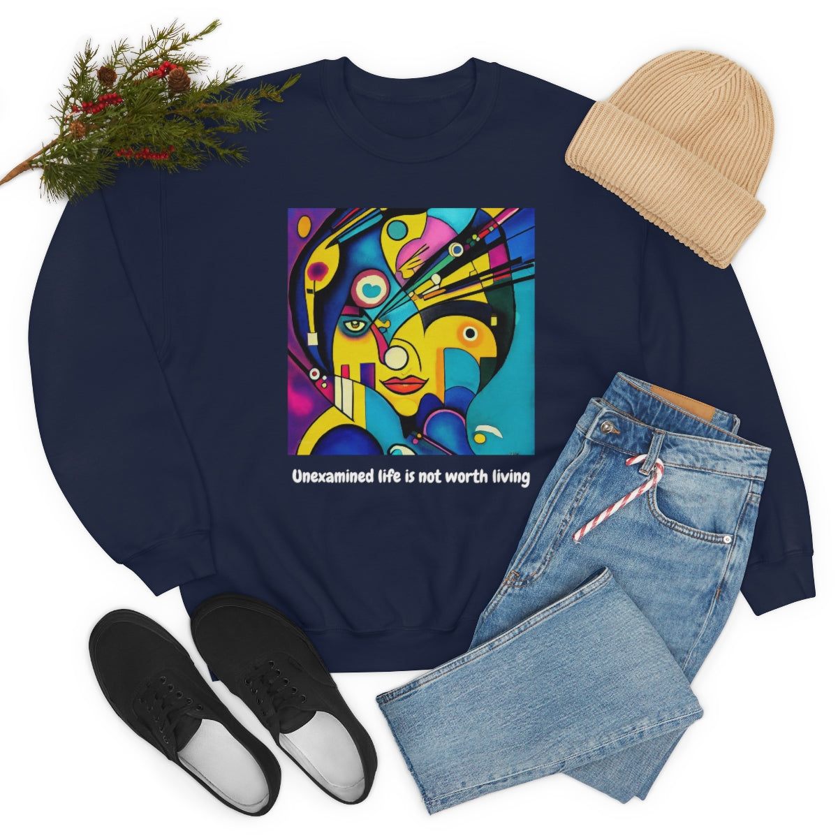 The Artist - Original Art. Unisex Heavy Blend Crewneck Sweatshirt.