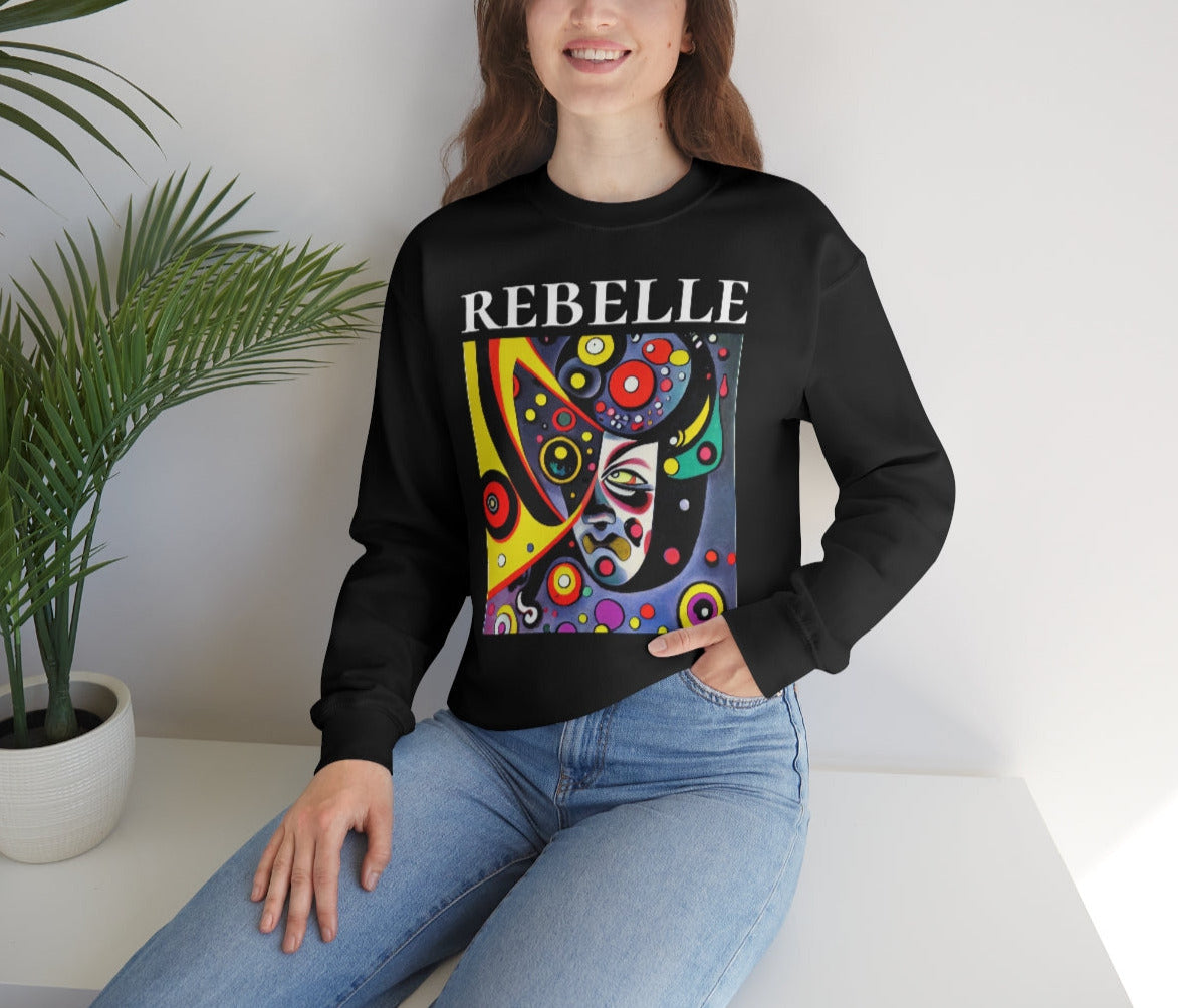 The Rebel - Original Art. Unisex Heavy Blend Crewneck Sweatshirt.