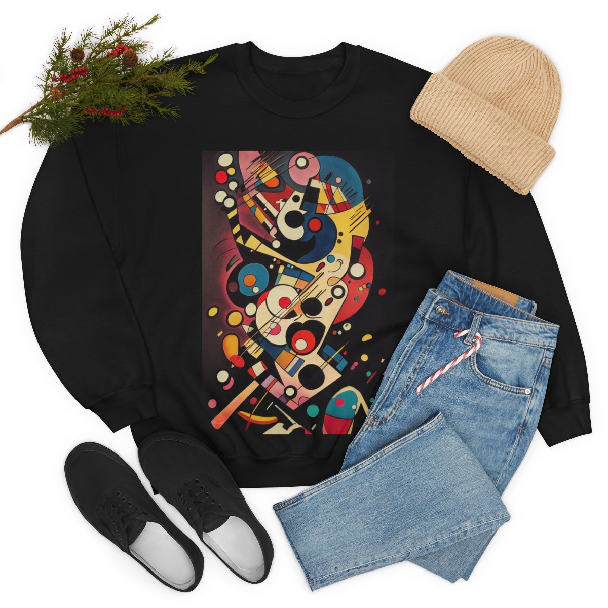 The Music Festival - Original Art. Unisex Heavy Blend Crewneck Sweatshirt.
