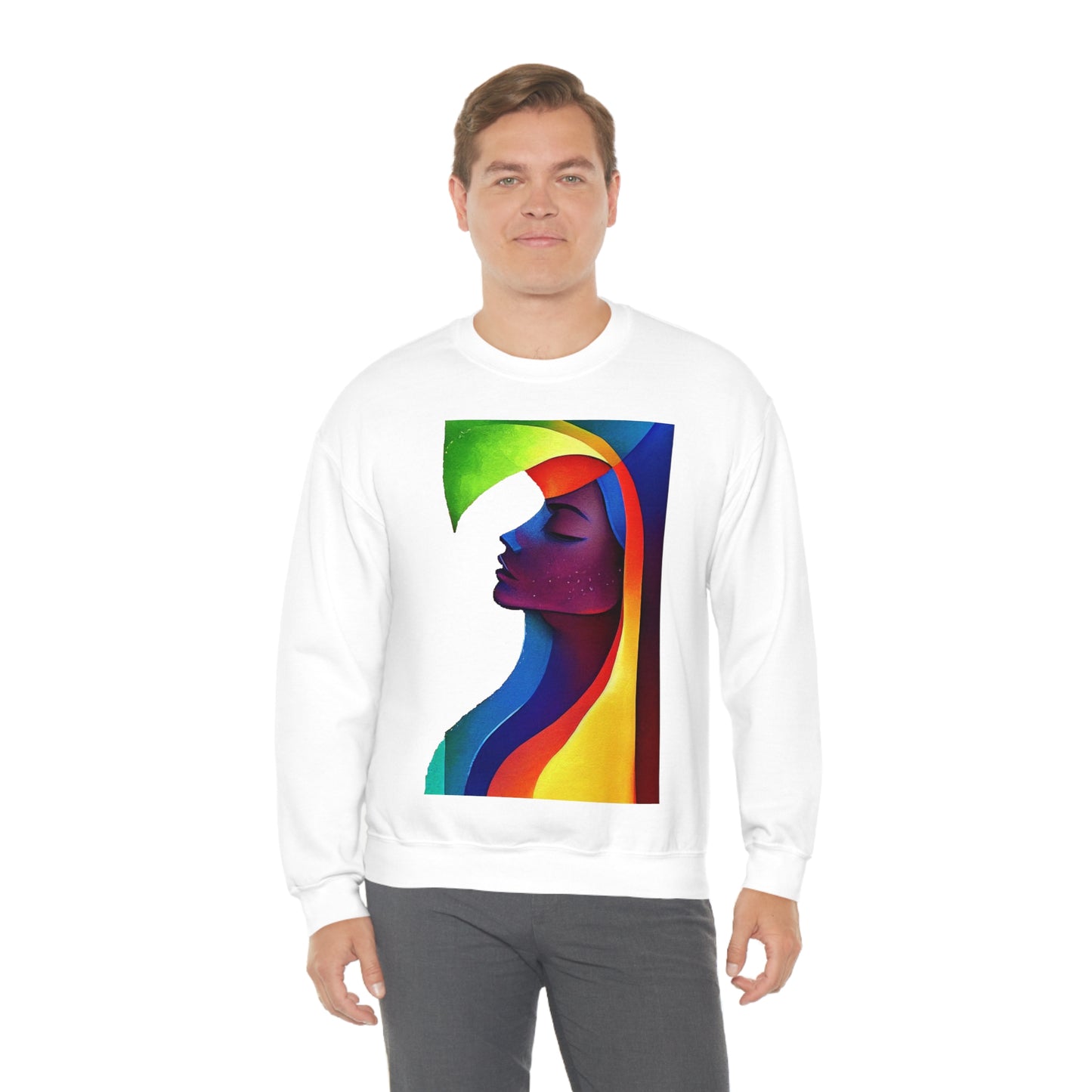 Depth Of Feelings. Original Art. Unisex Heavy Blend Crewneck Sweatshirt.