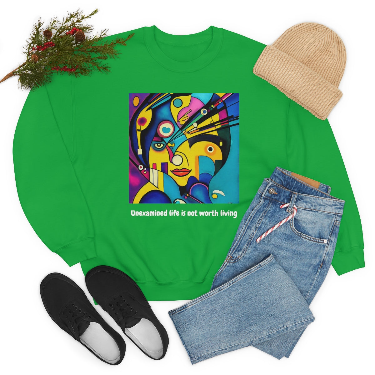 The Artist - Original Art. Unisex Heavy Blend Crewneck Sweatshirt.