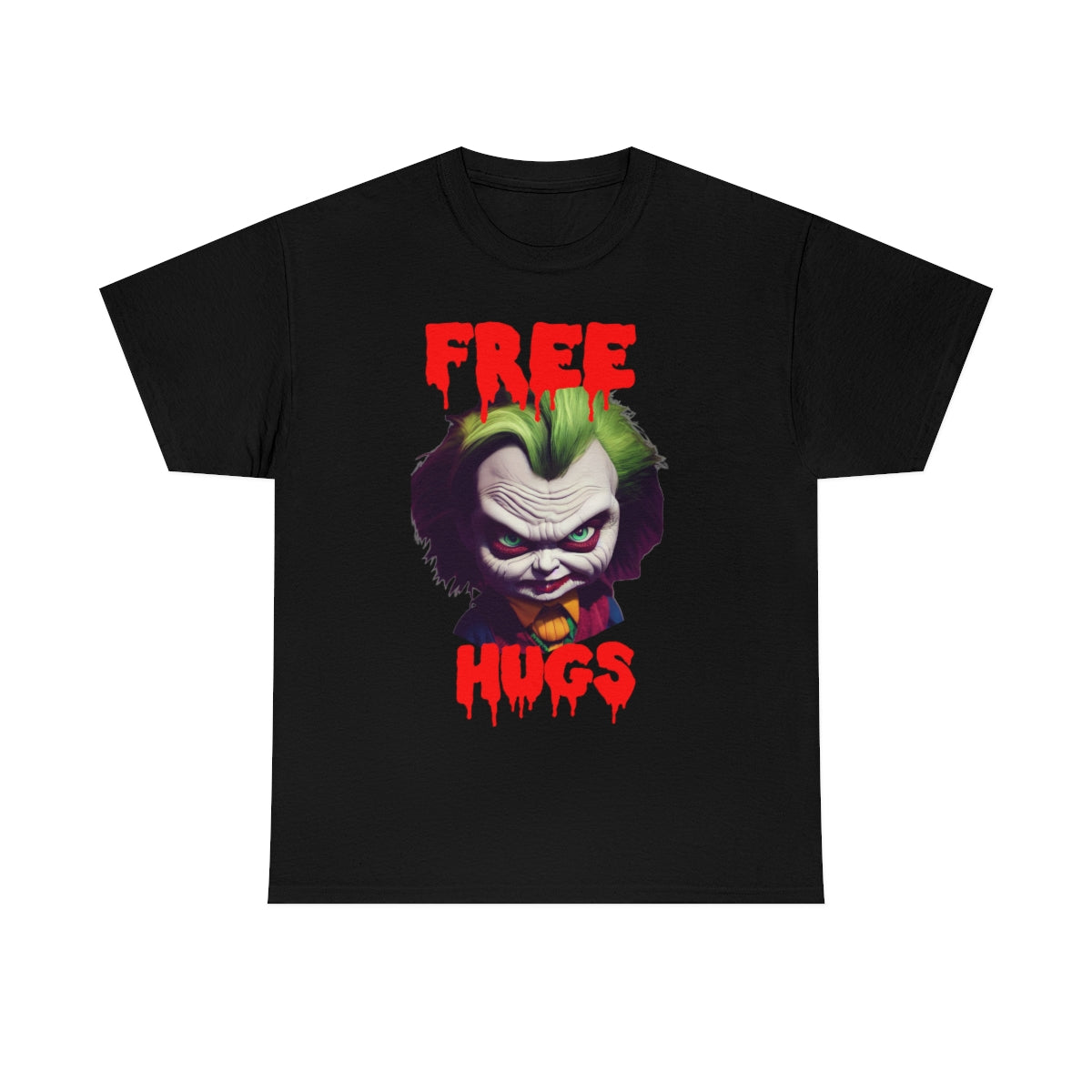 Free Hugs, Happy Halloween! Original art. Unisex Heavy Cotton Tee.