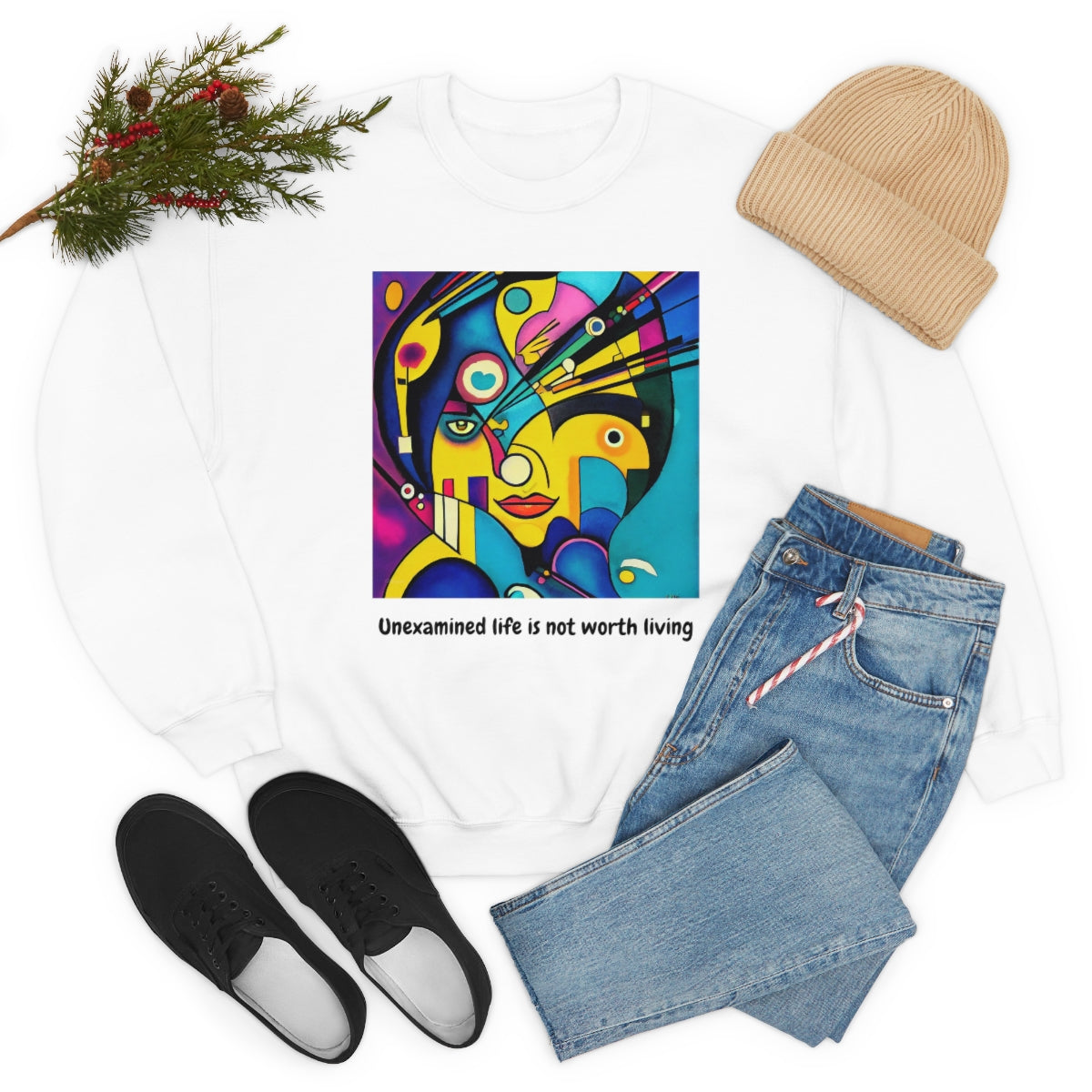 The Artist - Original Art. Unisex Heavy Blend Crewneck Sweatshirt.