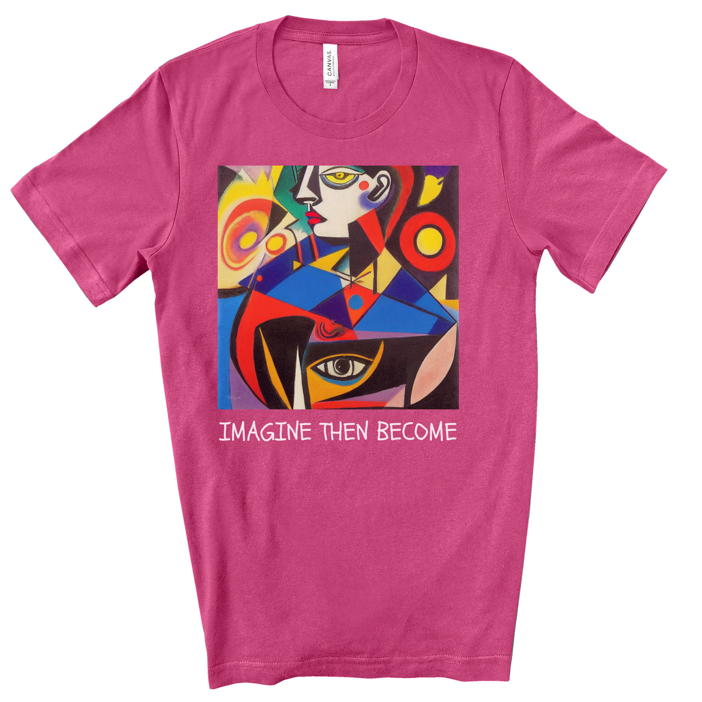 Imagine Then Become - Original Art. Unisex Jersey Short Sleeve Tee.