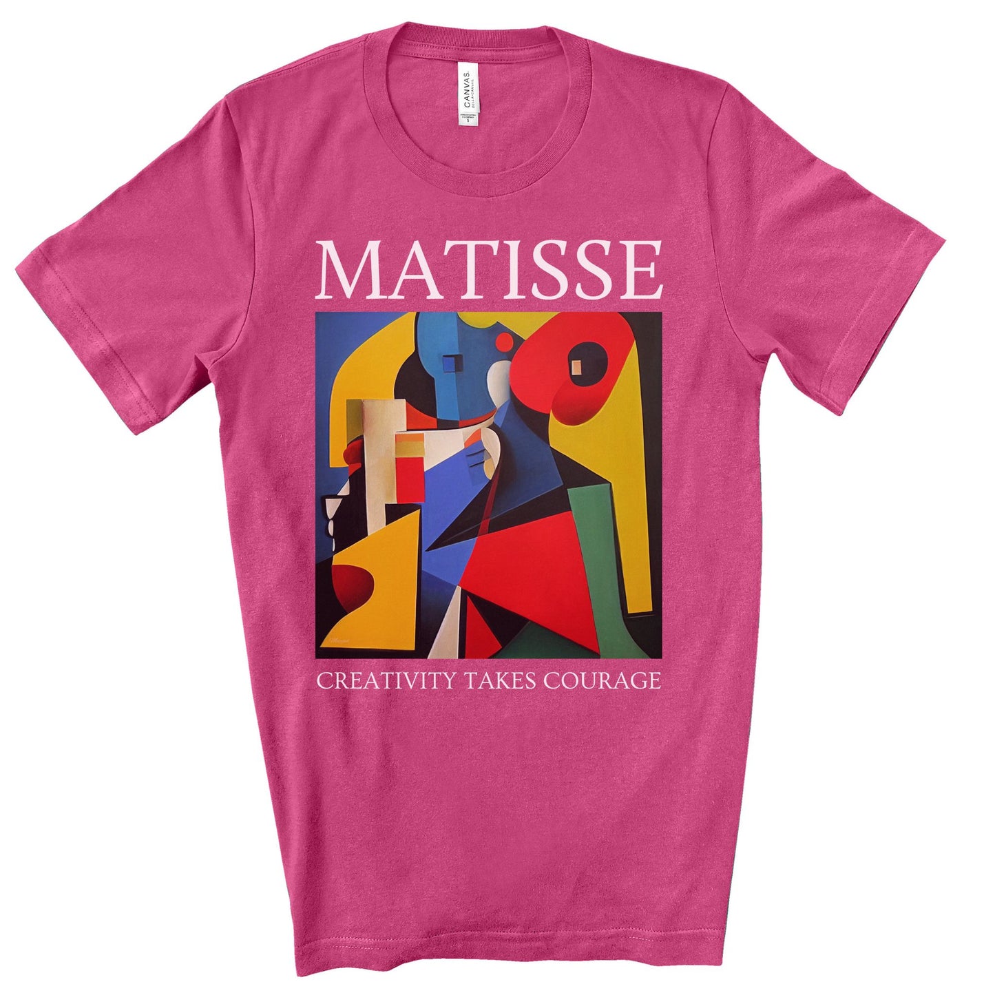 Creativity Takes Courage - Original Art Inspired By Matisse artwork. Unisex Jersey Short Sleeve Tee.