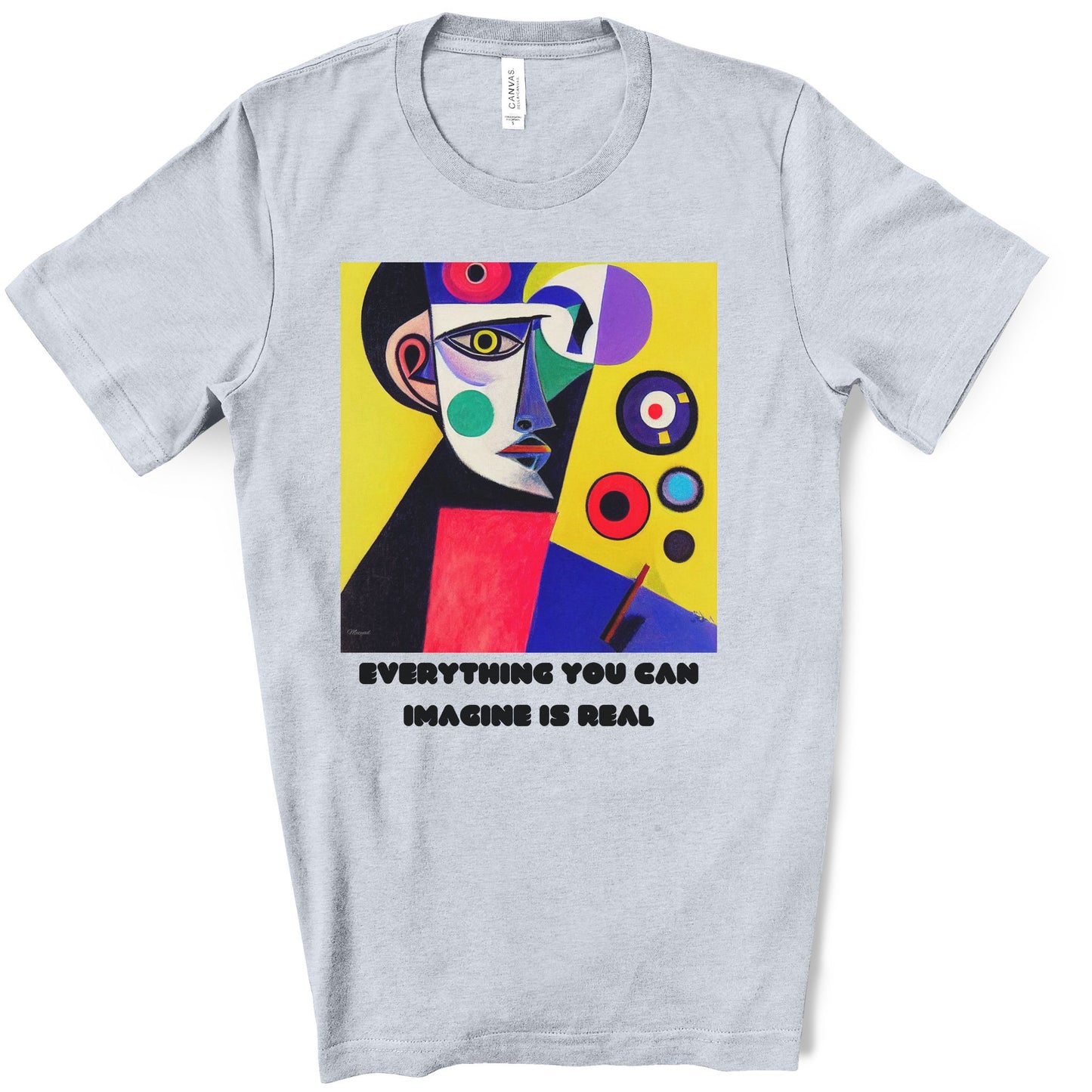 Everything You Can Imagine Is Real - Original Art. Unisex Jersey Short Sleeve Tee.