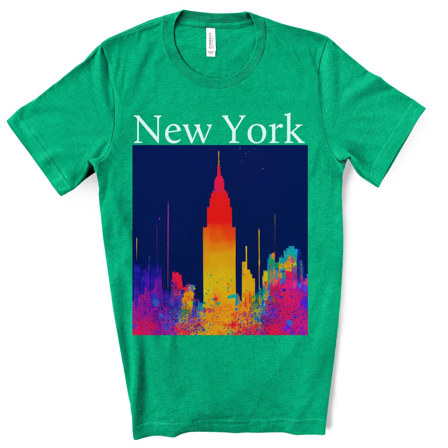 Empire State Of Creative. Original Art. Unisex Jersey Short Sleeve Tee.
