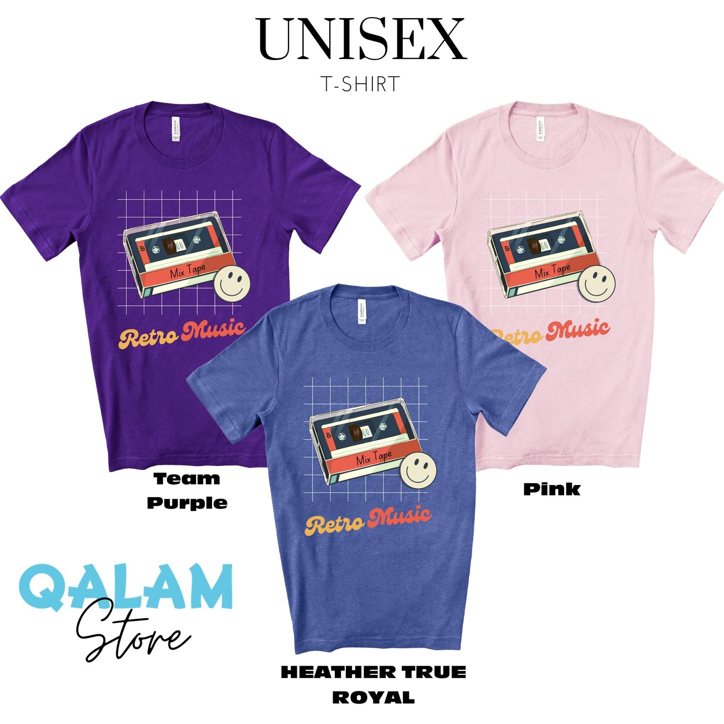 Retro Music Hits. Unisex Jersey Short Sleeve Tee.