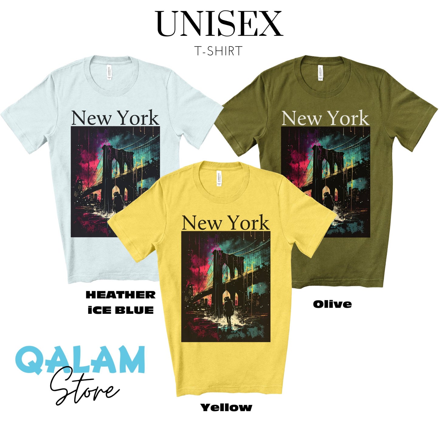 Only New Yorkers Know The Magic Of The Brooklyn Bridge. Unisex Jersey Short Sleeve Tee.